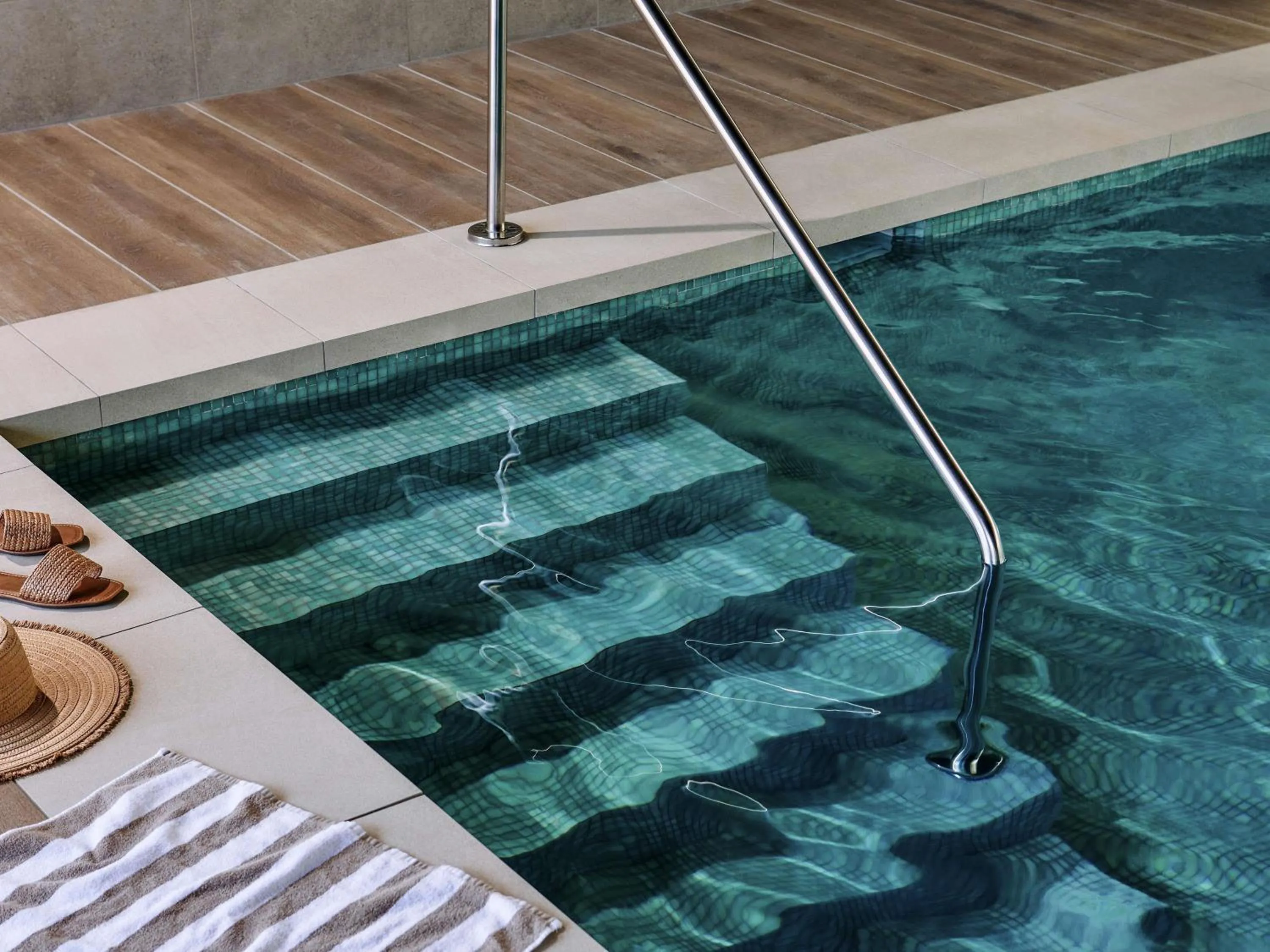 Pool view in Mercure Melbourne Doncaster