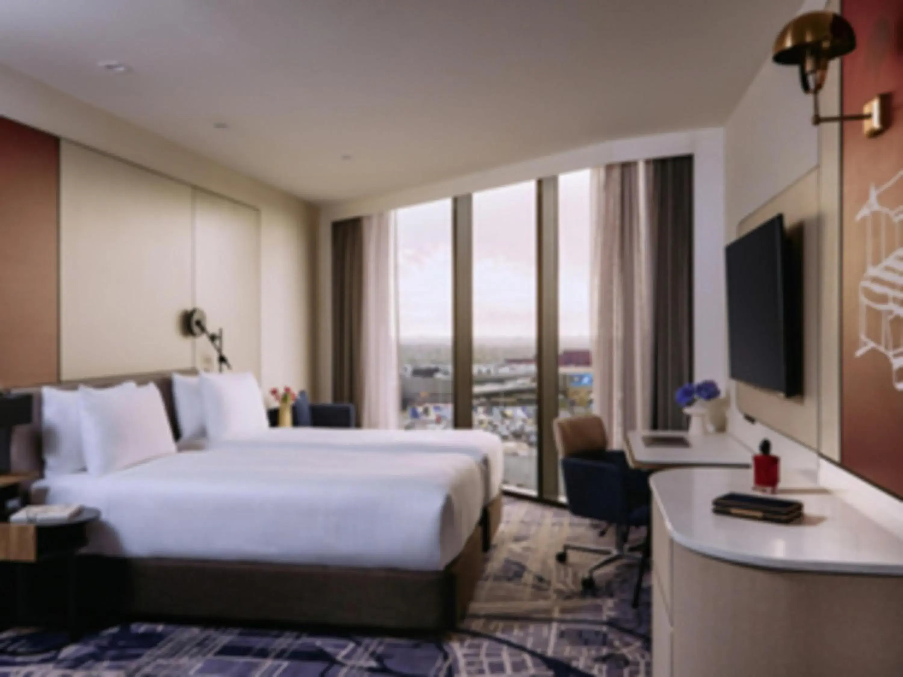 Superior Room with Two King Single Beds in Mercure Melbourne Doncaster Superior Room with Two King Single Beds in Mercure Melbourne Doncaster