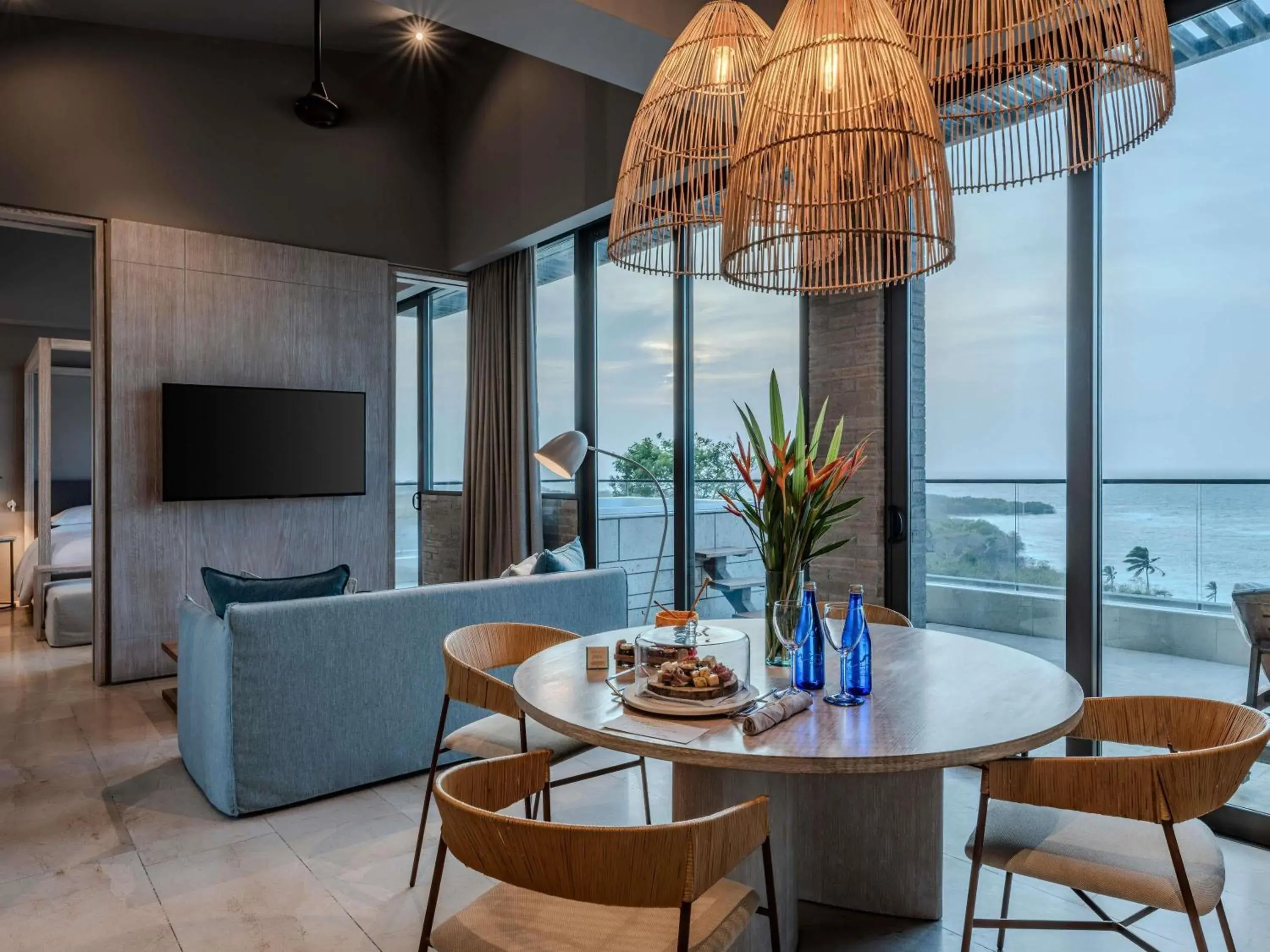 Two-Bedroom Caribbean Family Penthouse with Two King Beds and Ocean View in Sofitel Barú Cartagena Two-Bedroom Caribbean Family Penthouse with Two King Beds and Ocean View in Sofitel Barú Cartagena