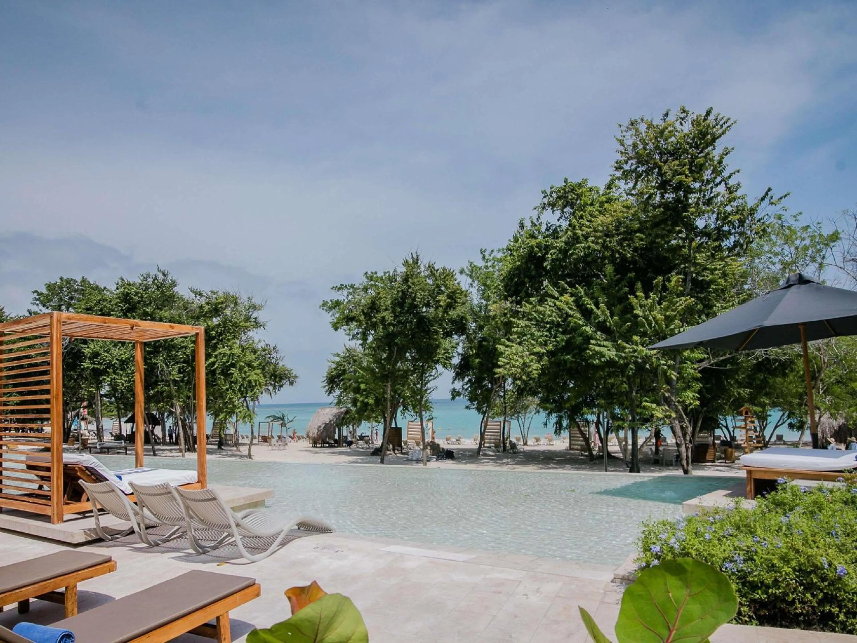 Pool view in Sofitel Barú Cartagena