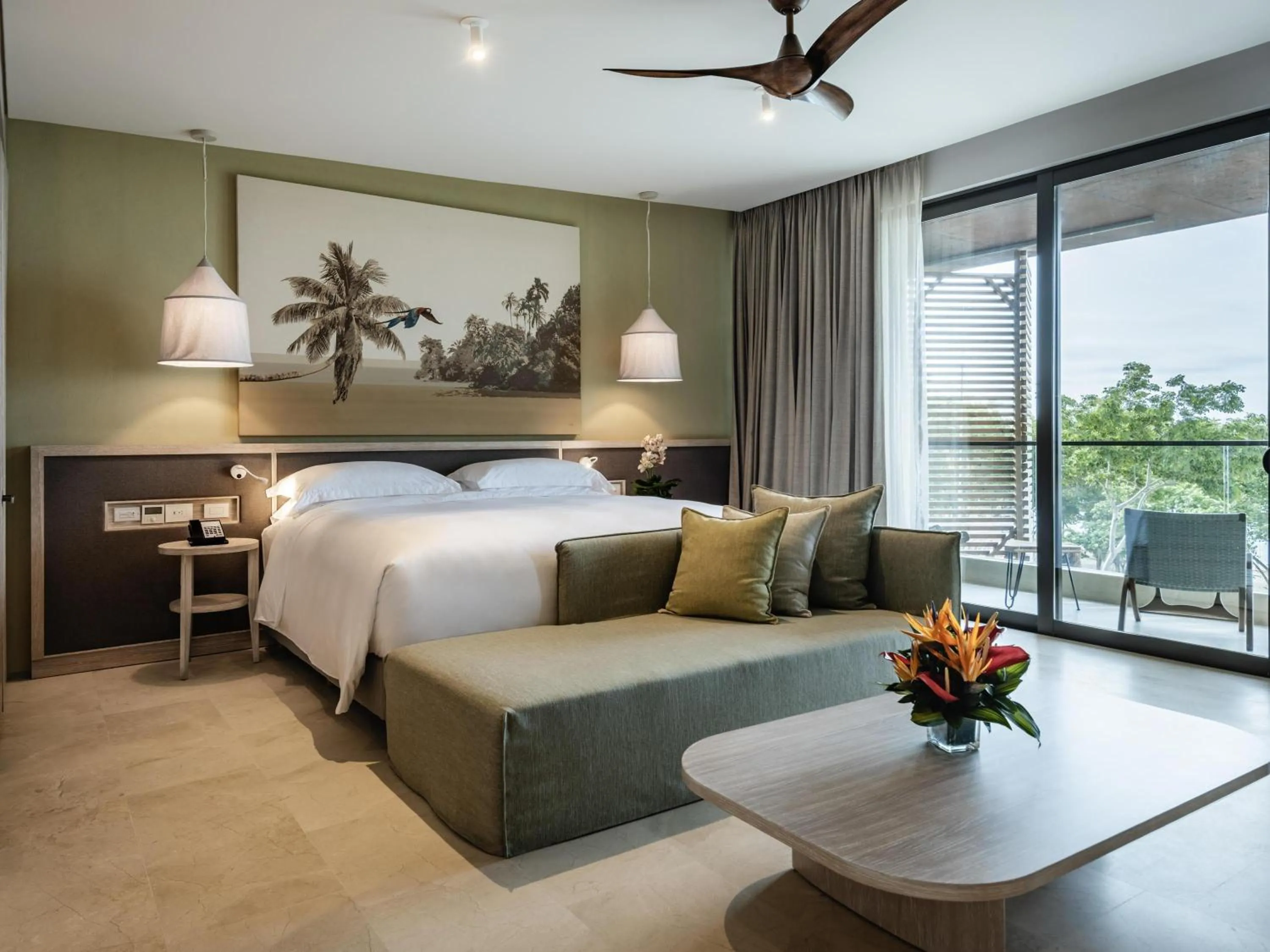 Bedroom, Bed in Sofitel Barú Cartagena