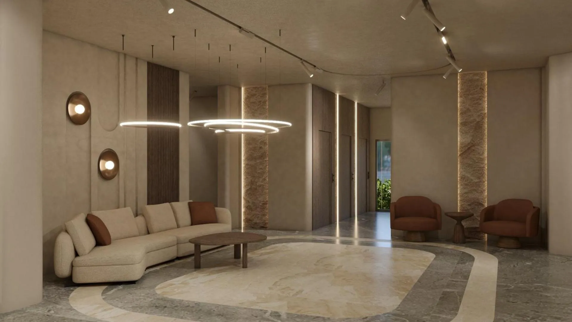 Lobby or reception in Themis Beach Hotel