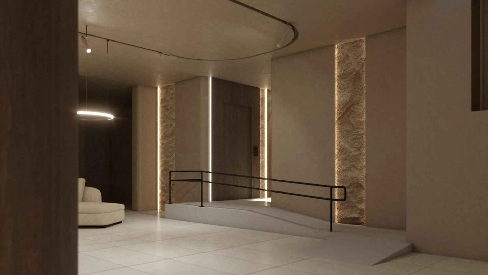 Seating area in Themis Beach Hotel