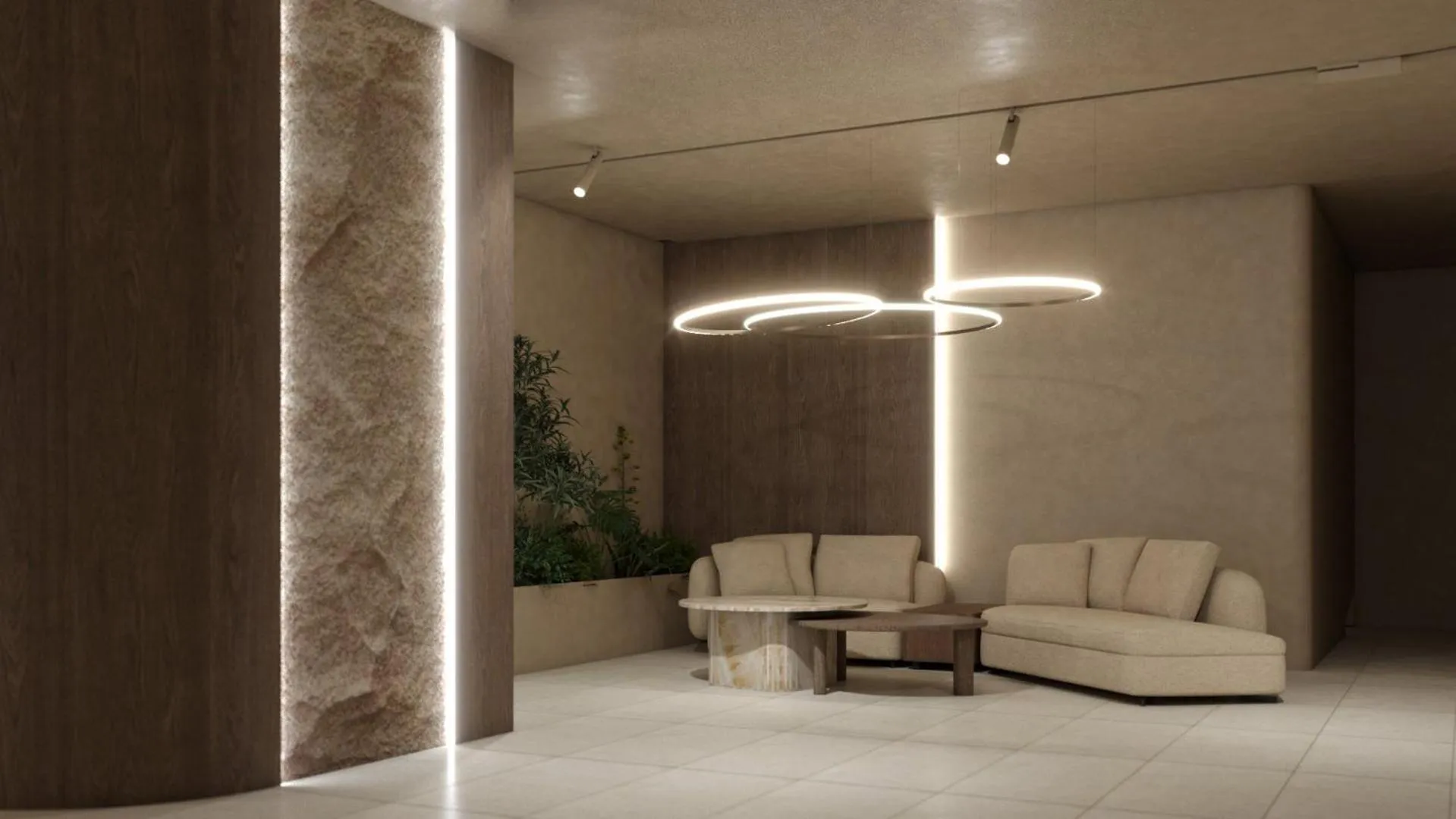 Seating area in Themis Beach Hotel