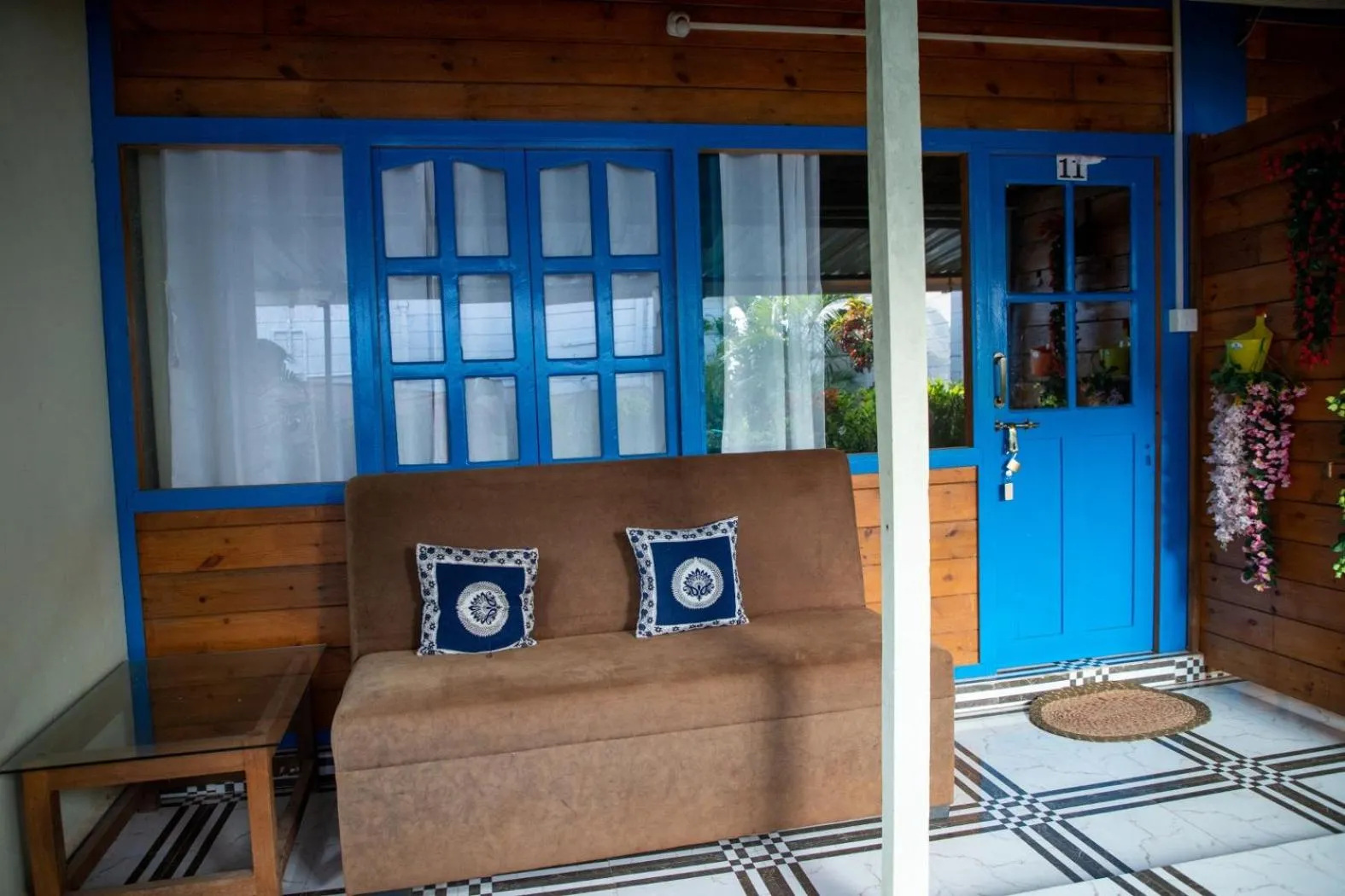 Property building in Agonda island view