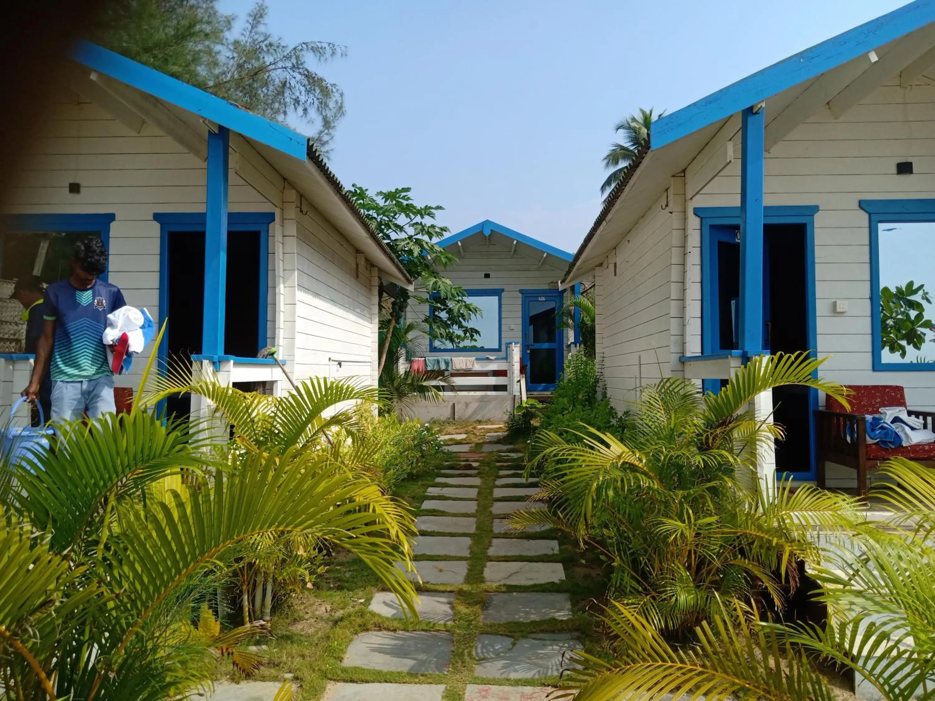 Property building in Agonda island view