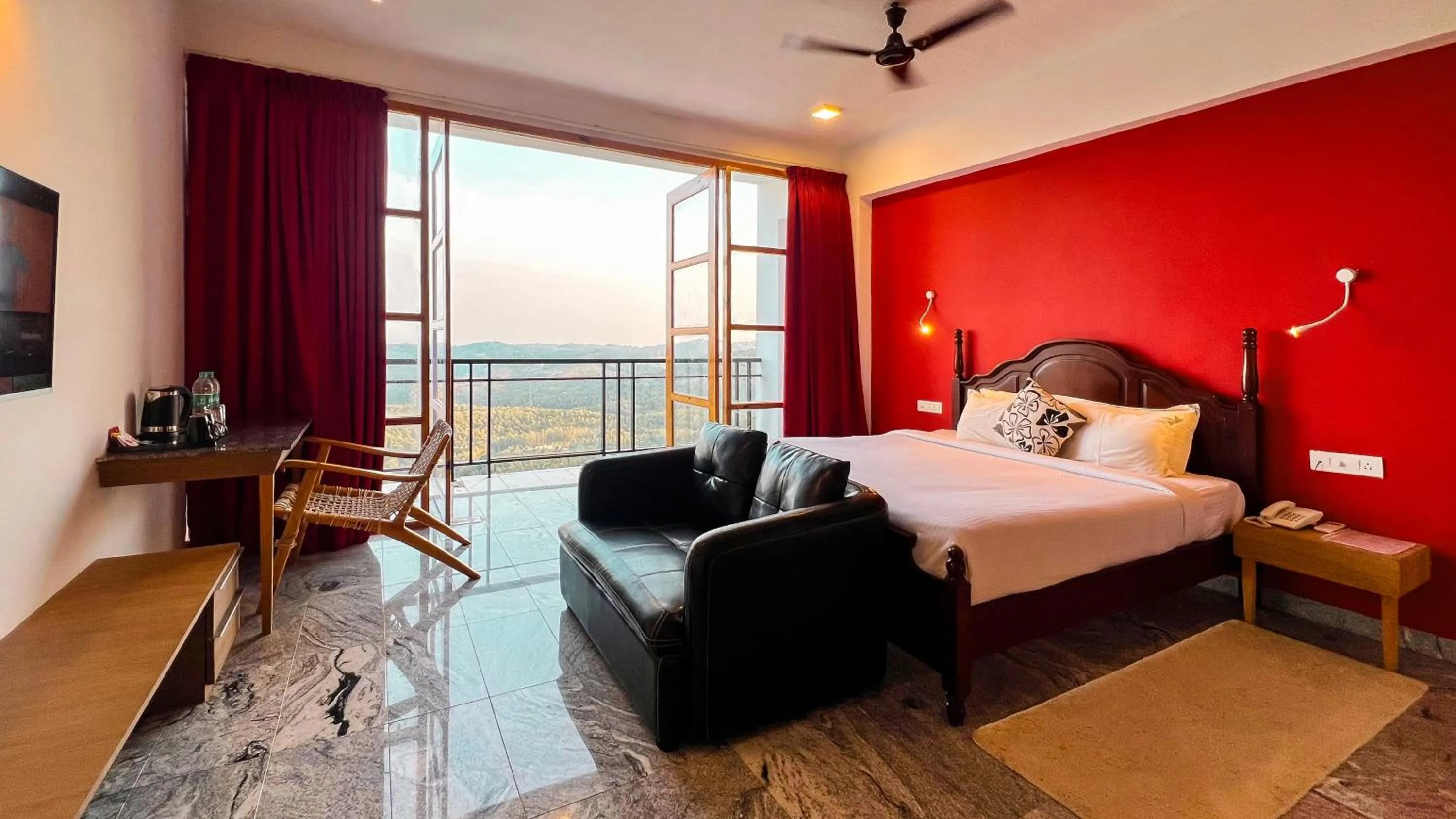 Bedroom, Bed in MERIDIAN HILL TOP YERCAUD