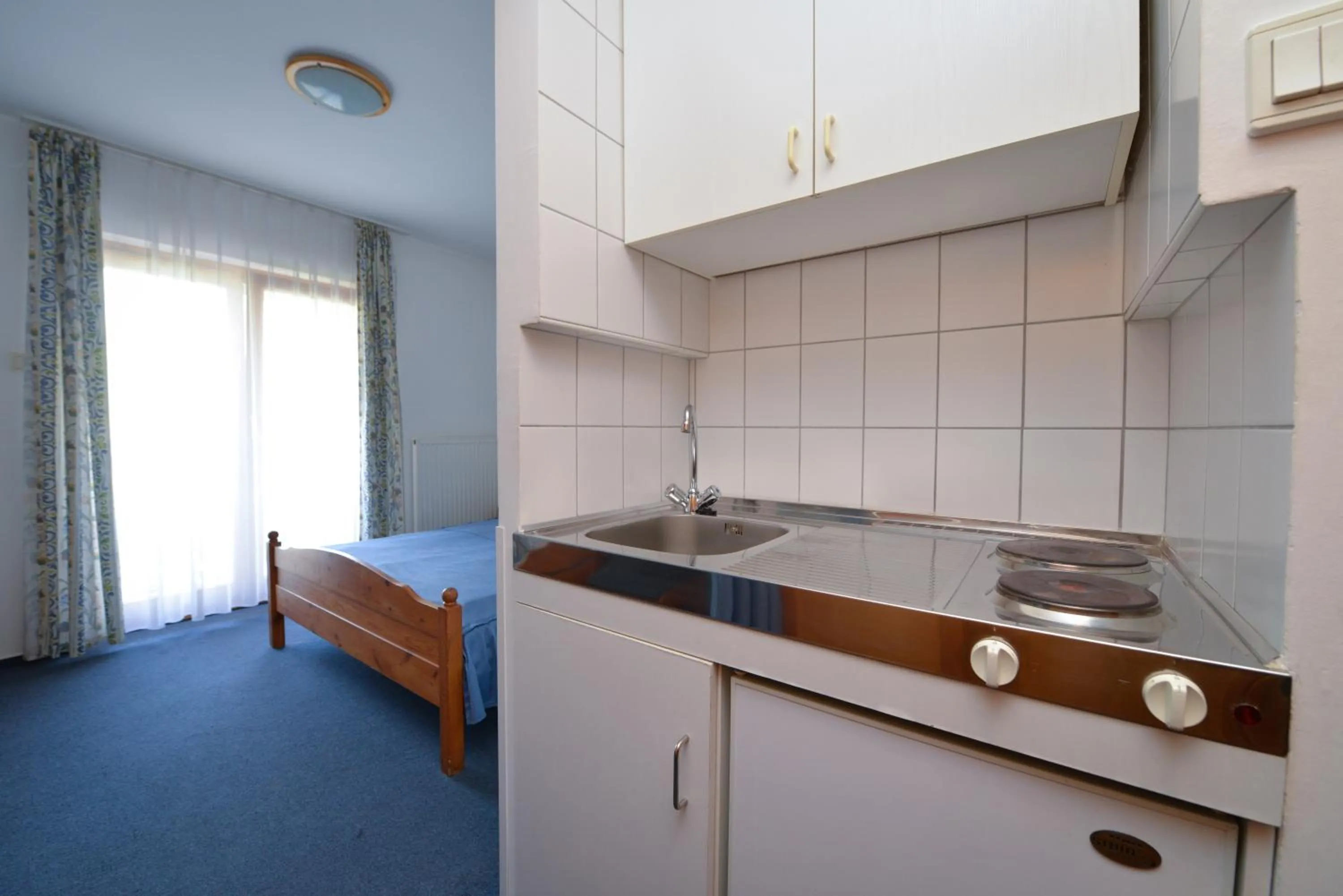 Kitchen or kitchenette in Wellness Hotel Kakadu