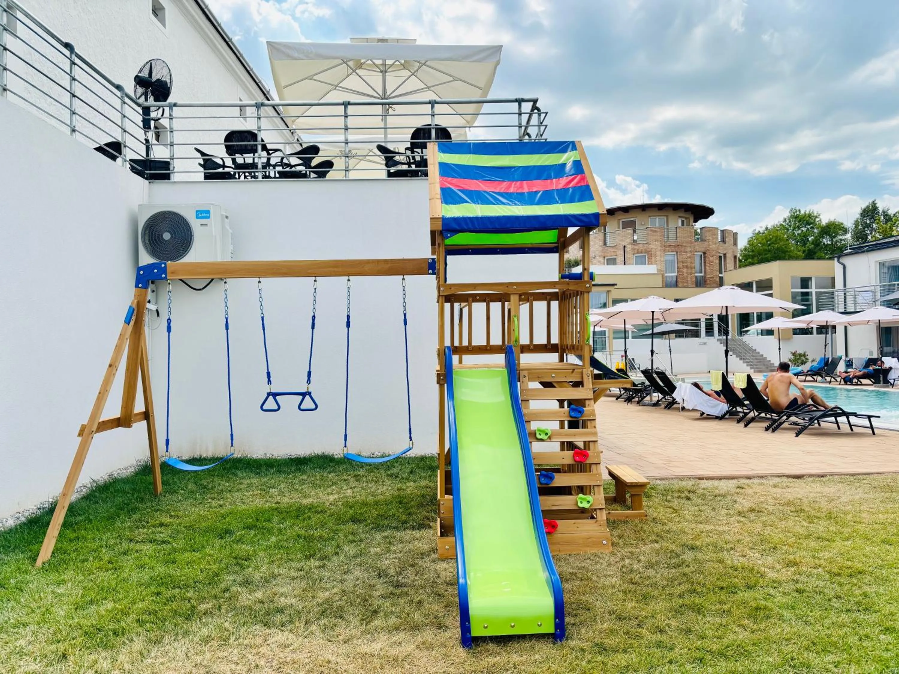 Property building in CE Plaza Hotel