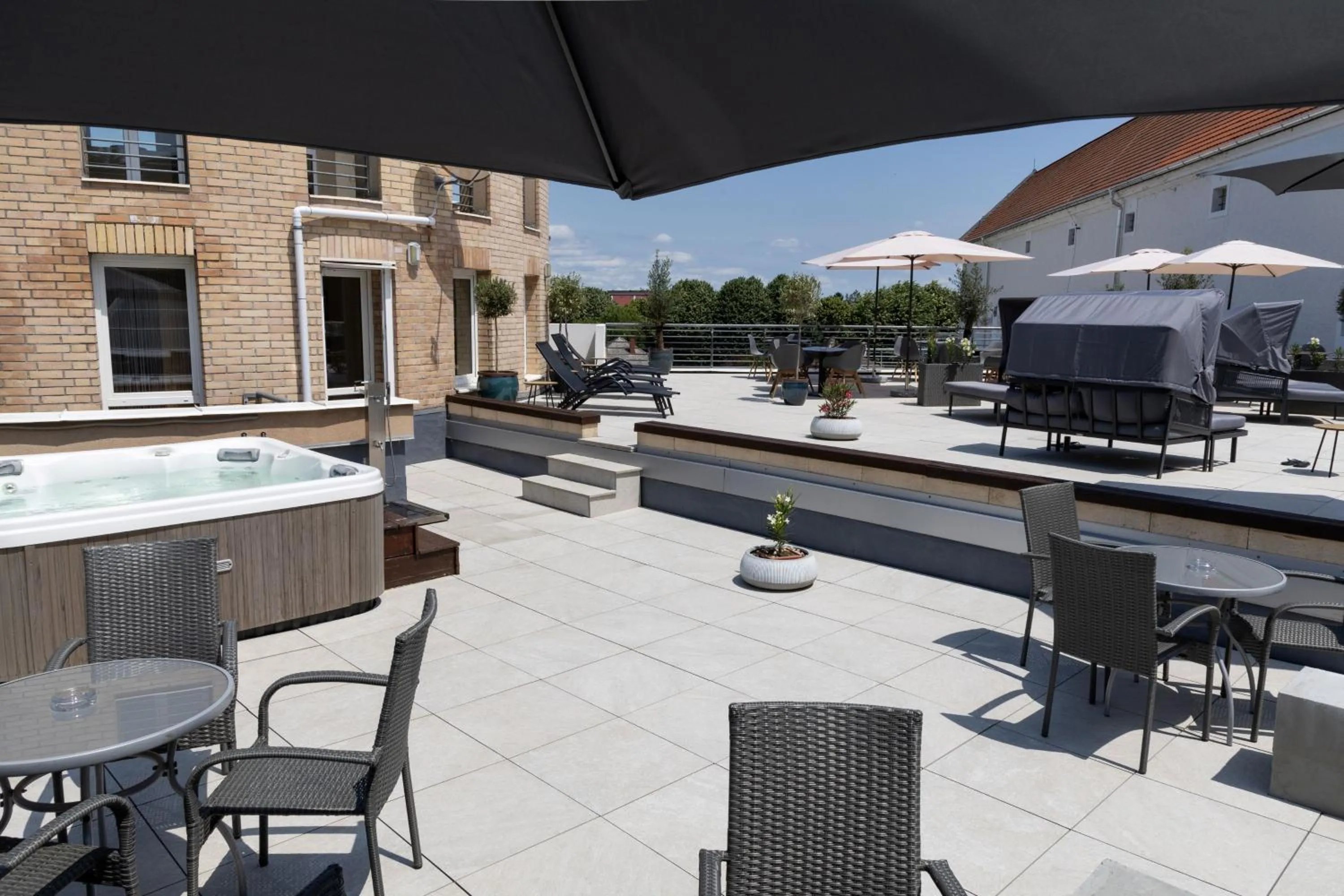 Property building in CE Plaza Hotel