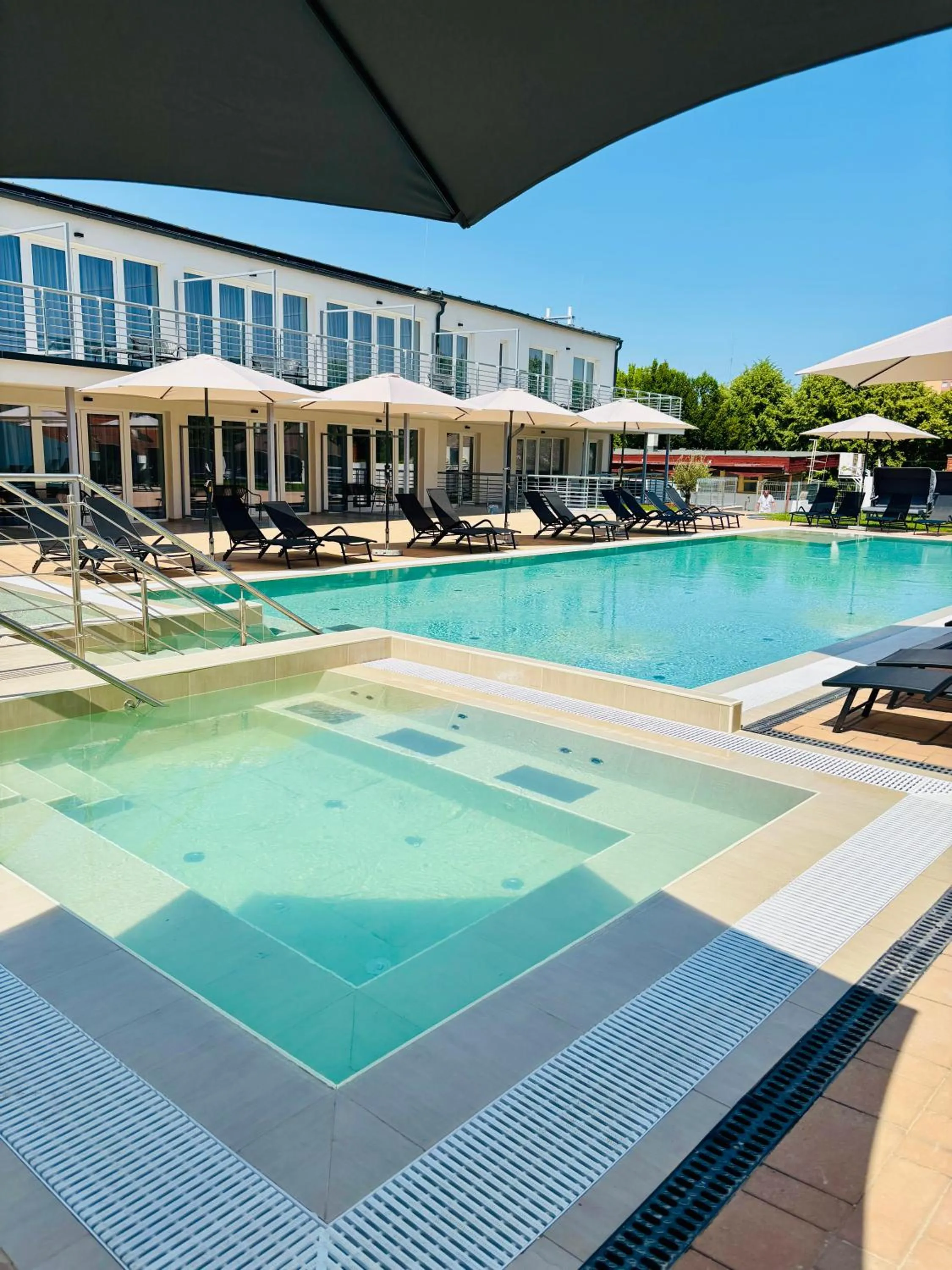 Pool view in CE Plaza Hotel