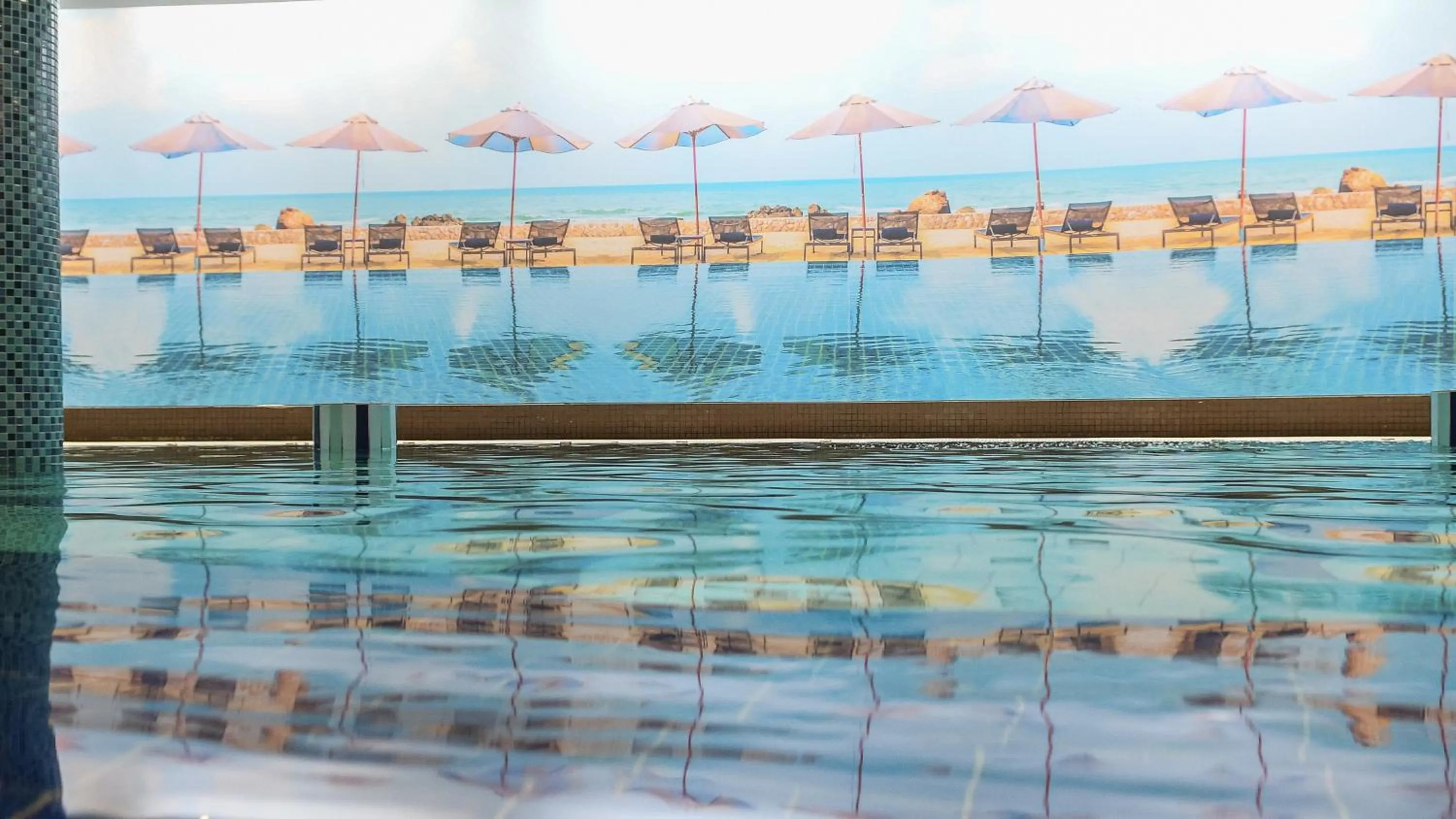 Pool view in CE Plaza Hotel