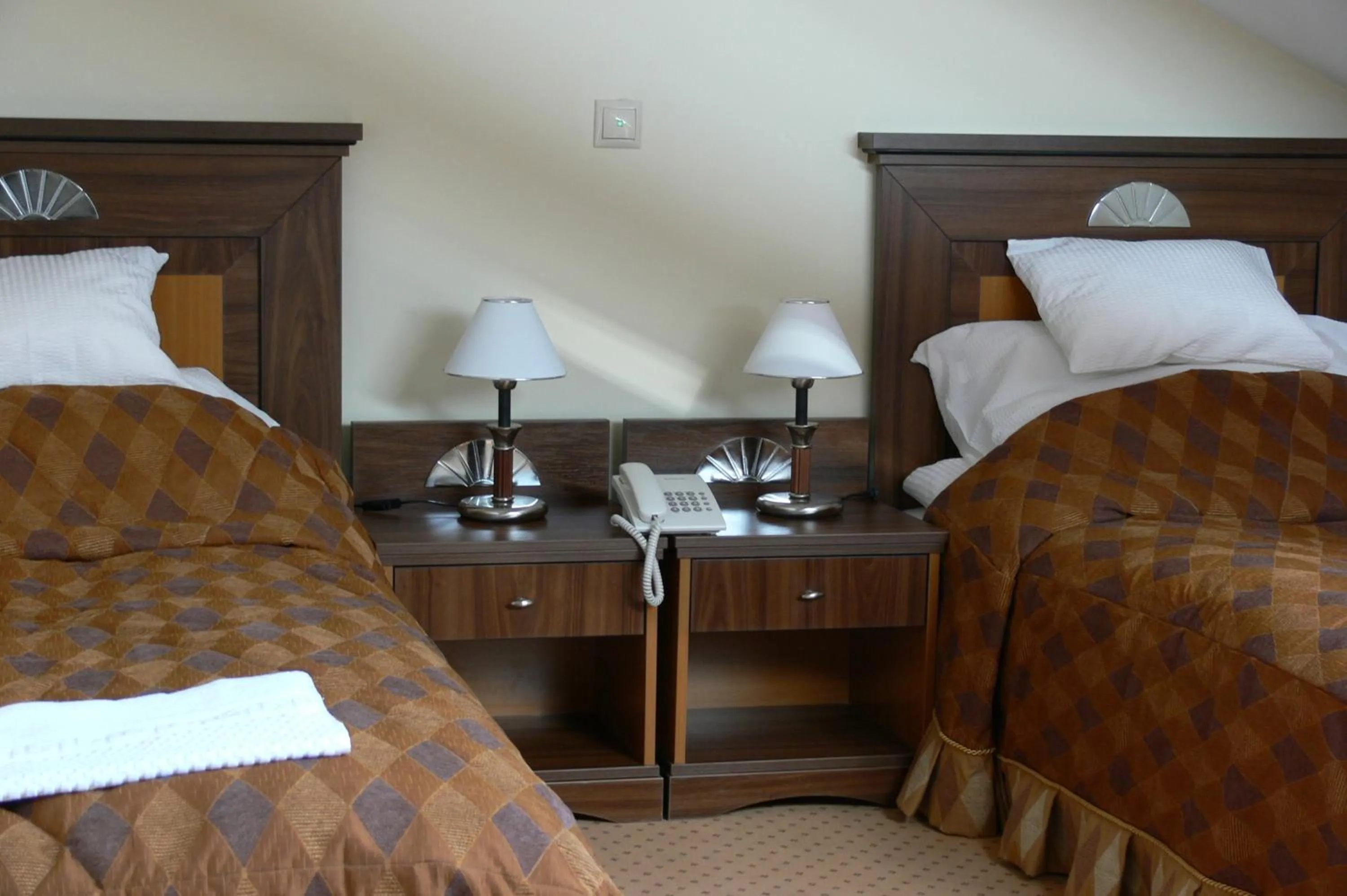 Decorative detail, Bed in Öreg Miskolcz Hotel