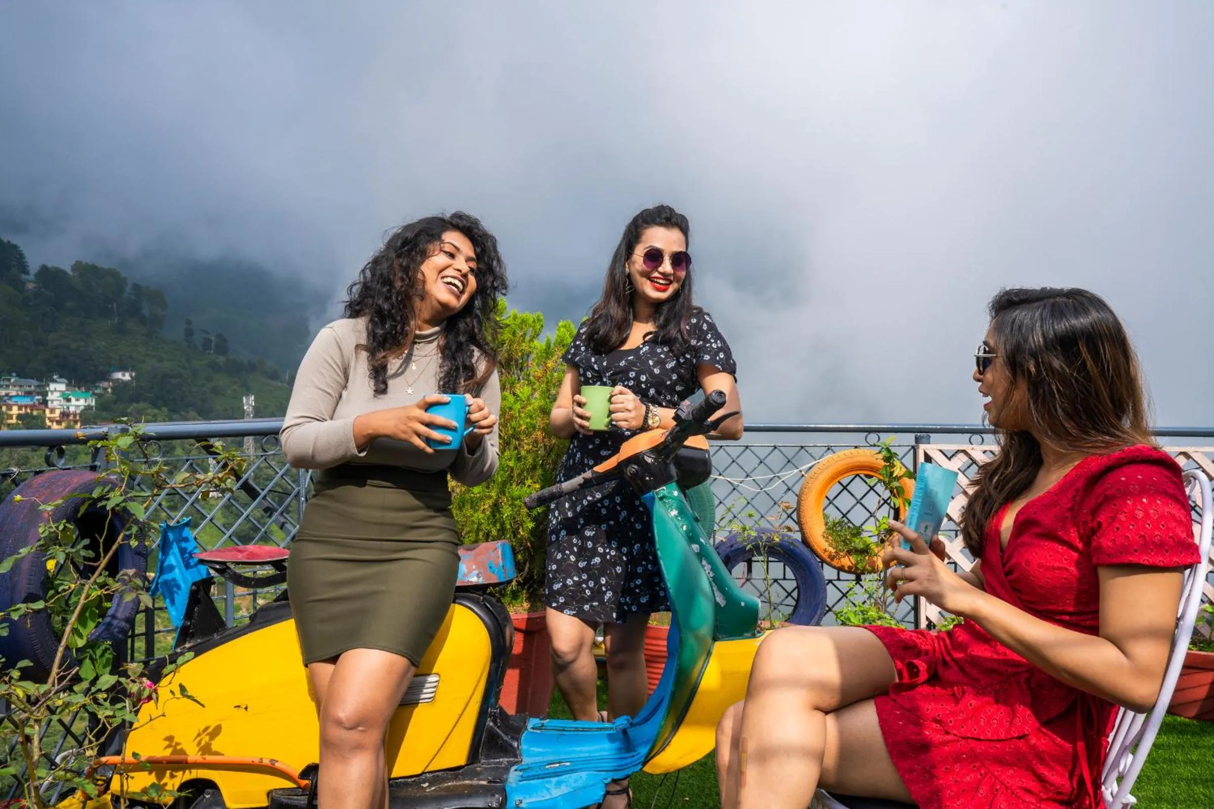 Garden in Zostel McLeodganj