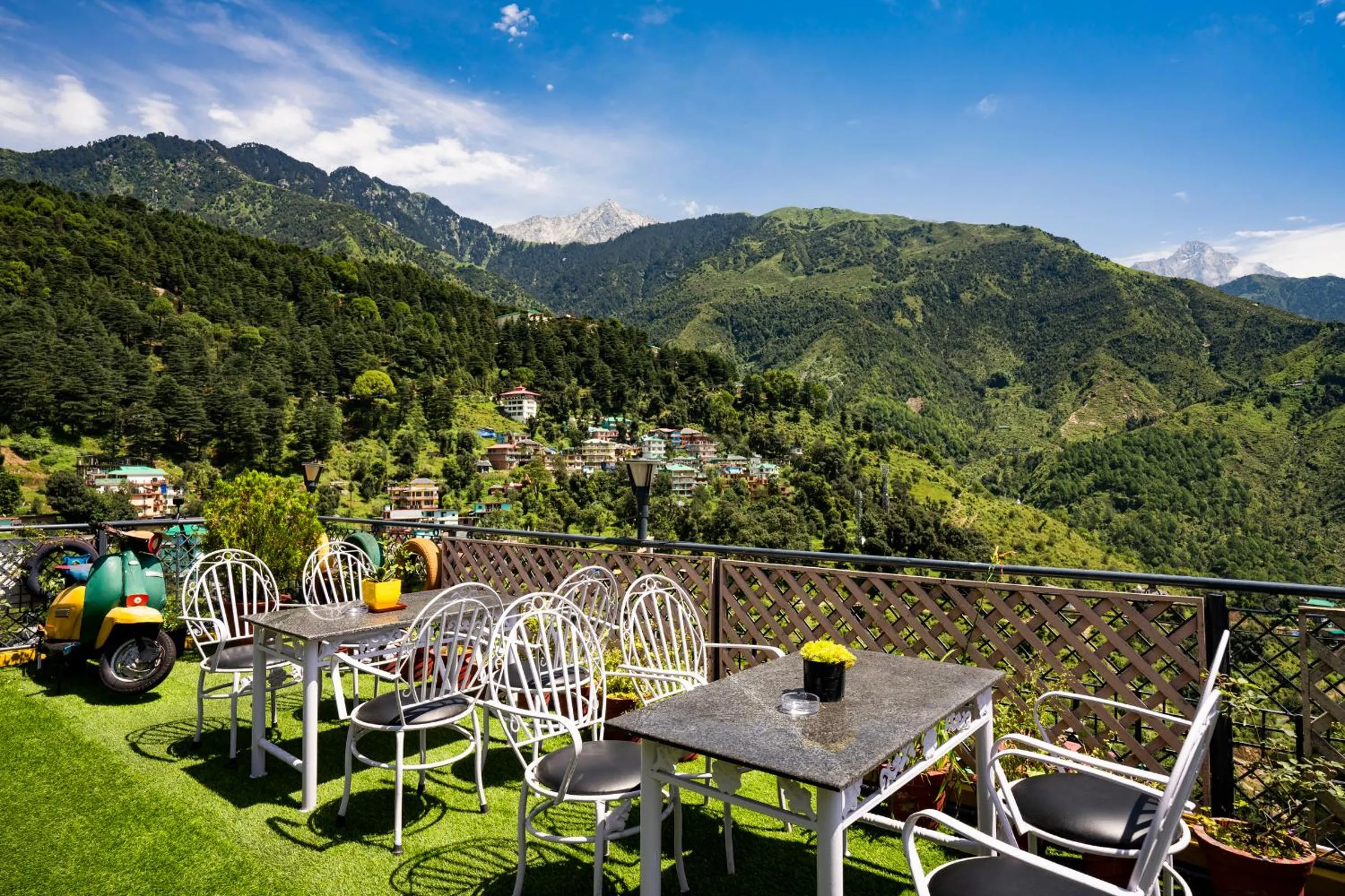 Garden in Zostel McLeodganj