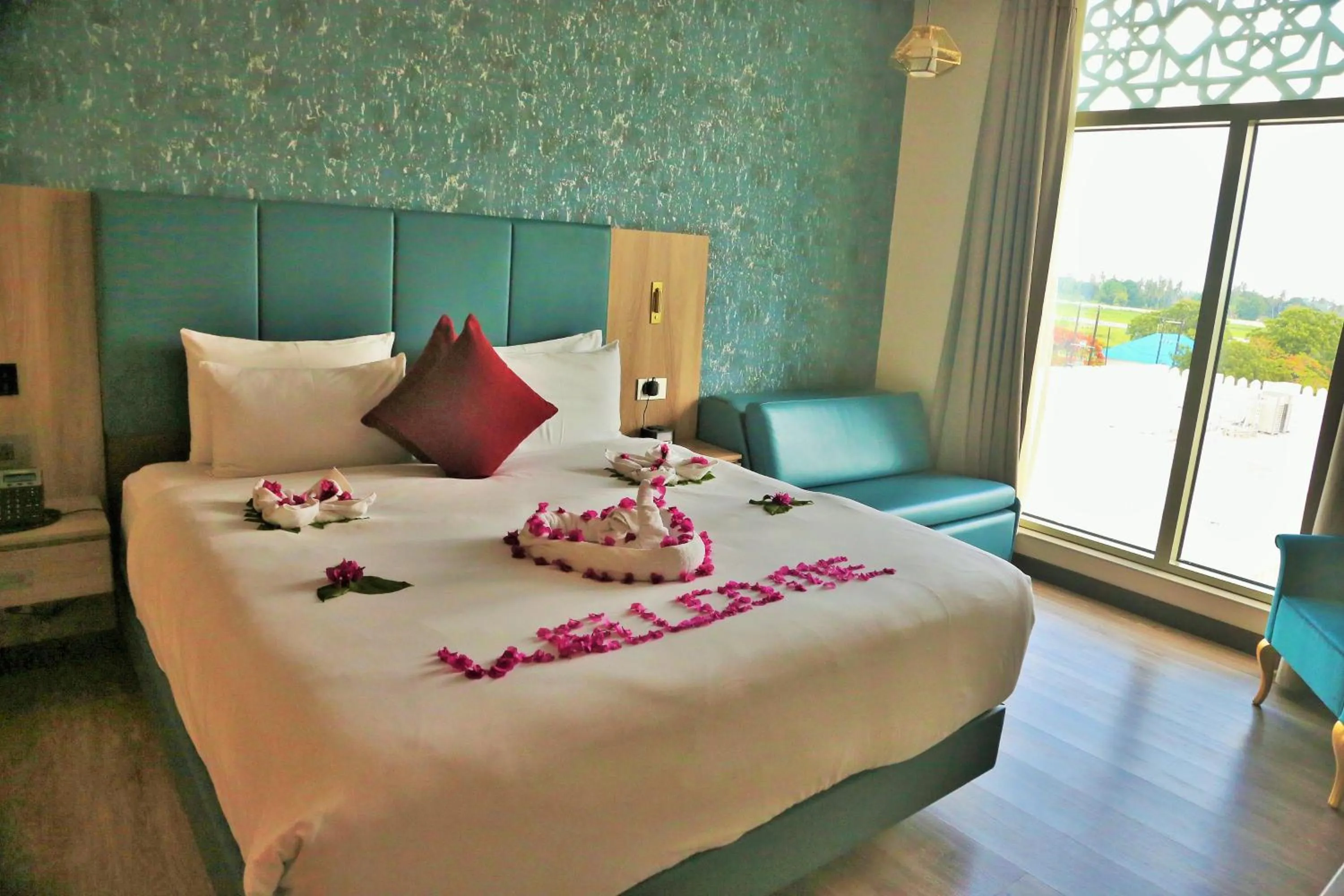 Bed in Golden Tulip Zanzibar Airport Hotel & Spa