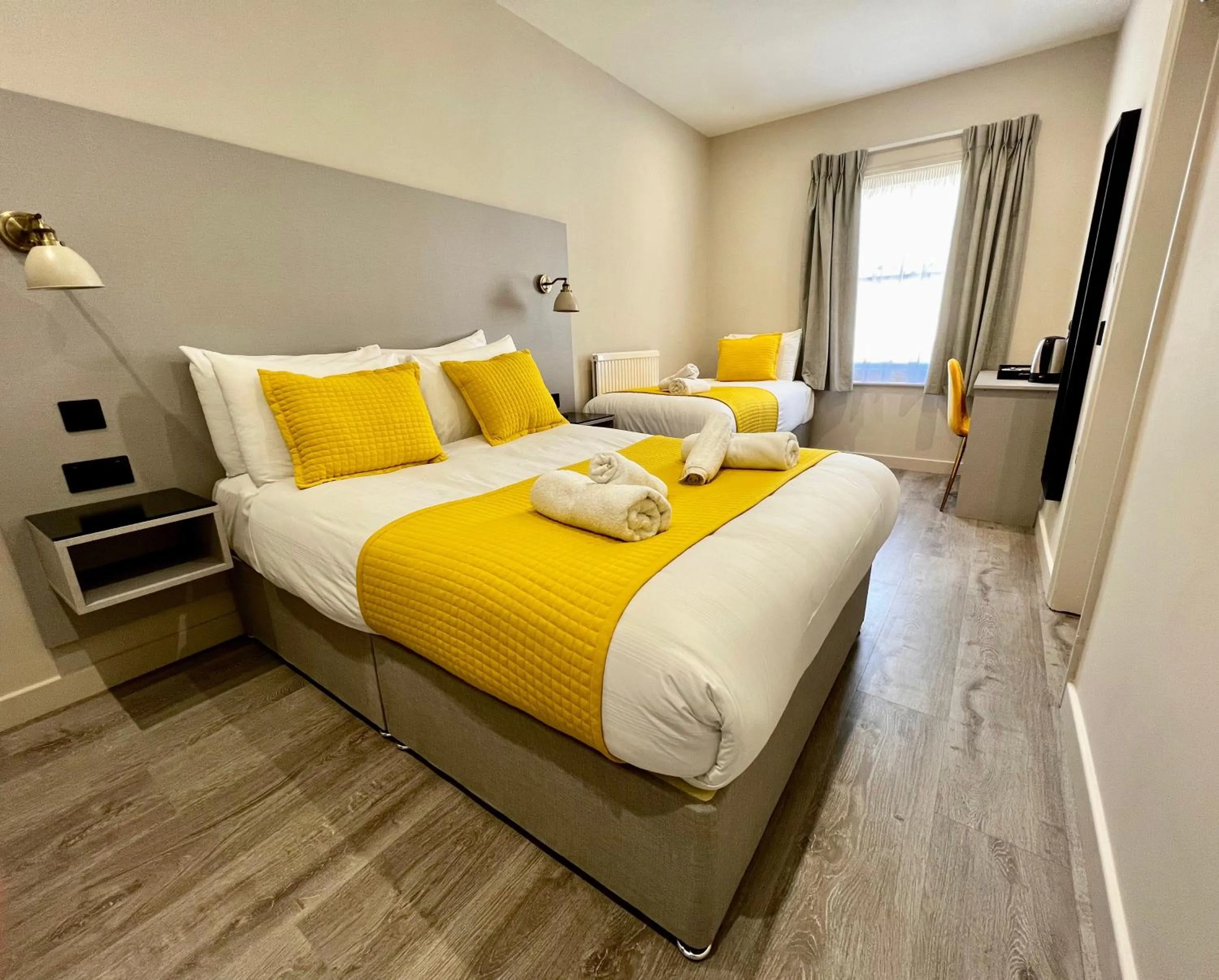 Bed in Pearl & Pebbles Eastbourne