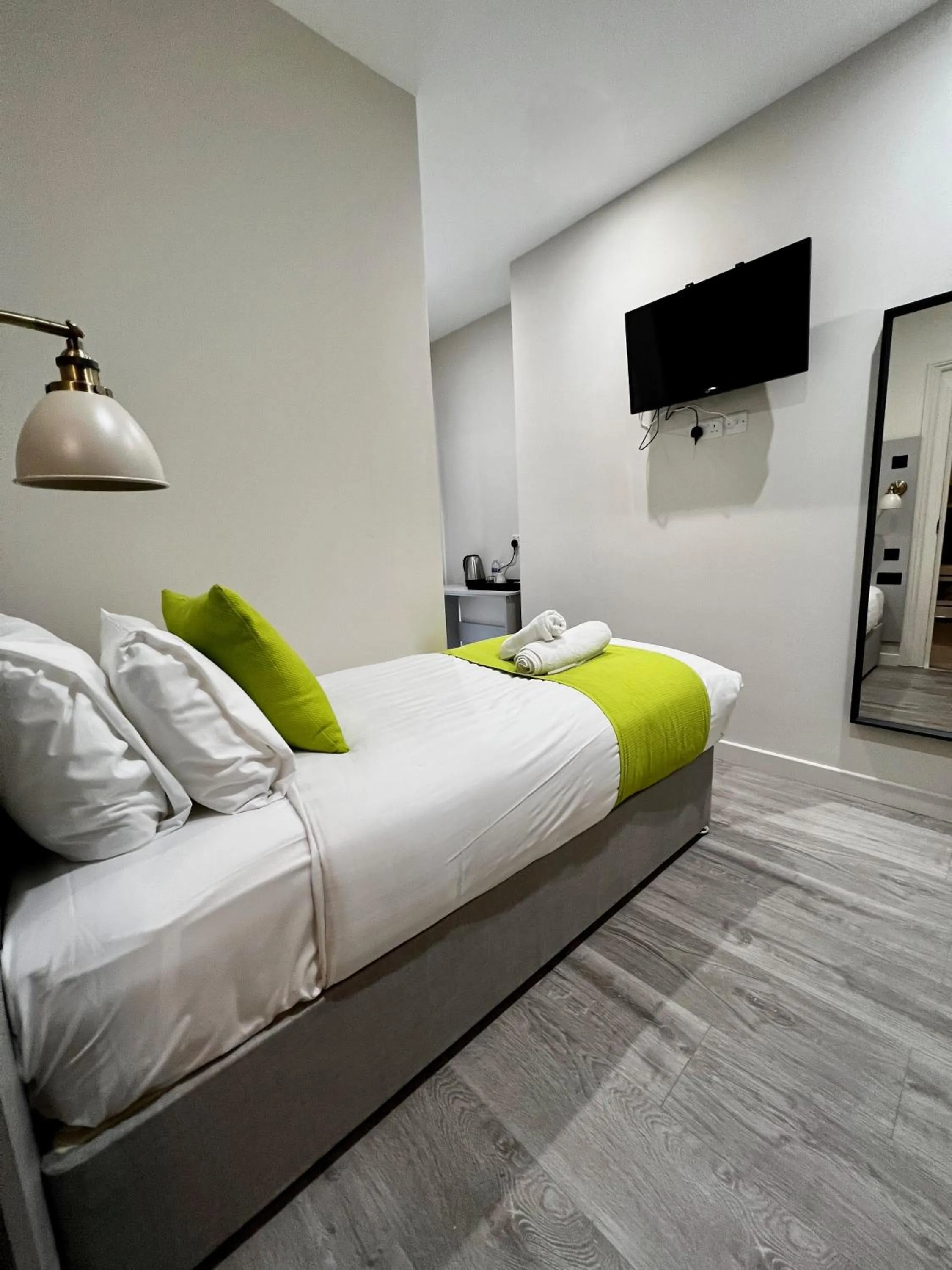 Bed in Pearl & Pebbles Eastbourne