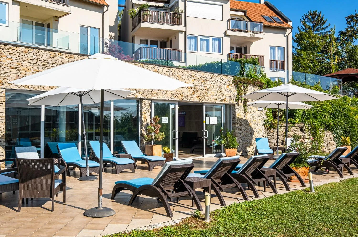 sunbed in Echo Residence All Suite Hotel