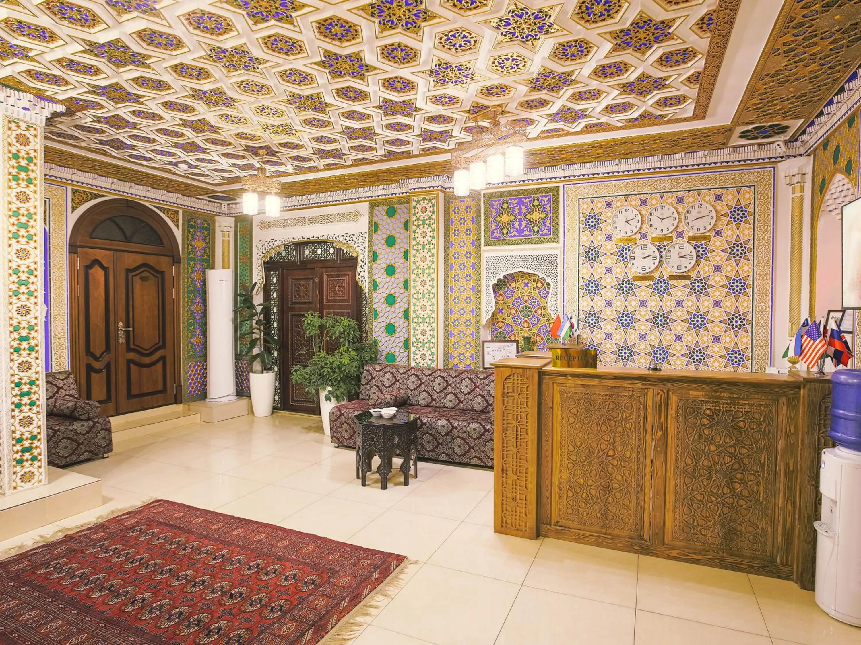 Lobby or reception in Rayyan Hotel Bukhara