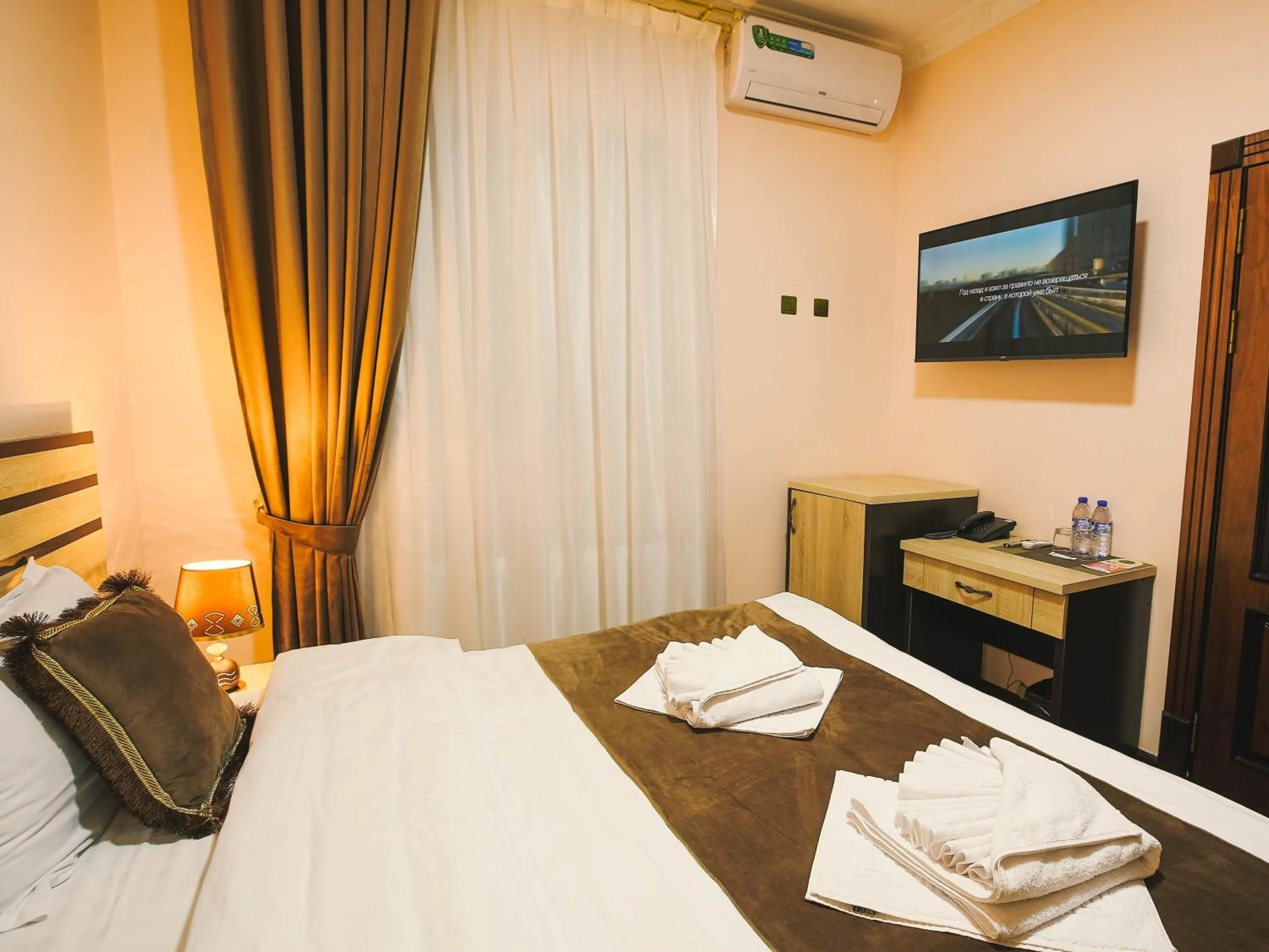 Bed in Rayyan Hotel Bukhara