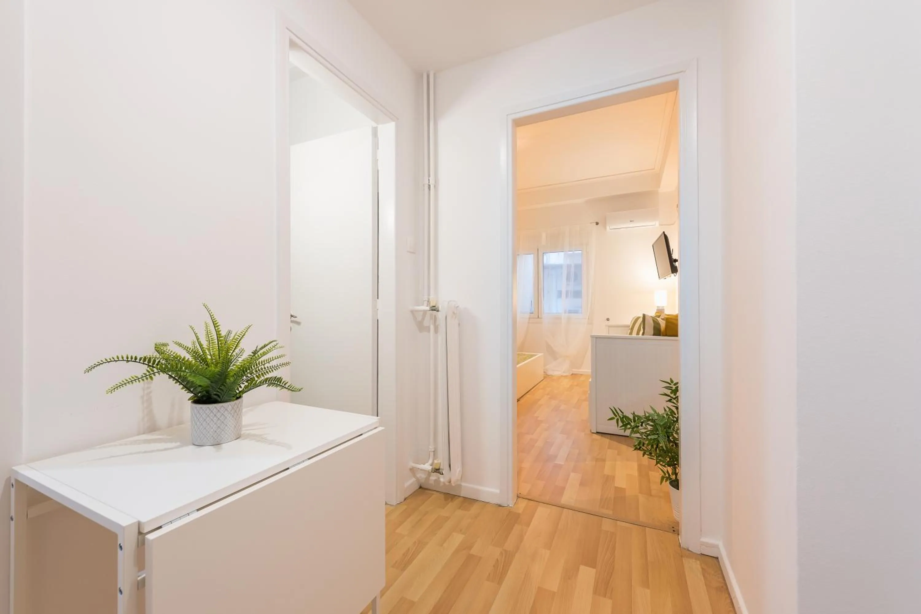 Photo of the whole room in Apartment at Megaro Mousikis st semi basement 1bed 2 pers by MPS