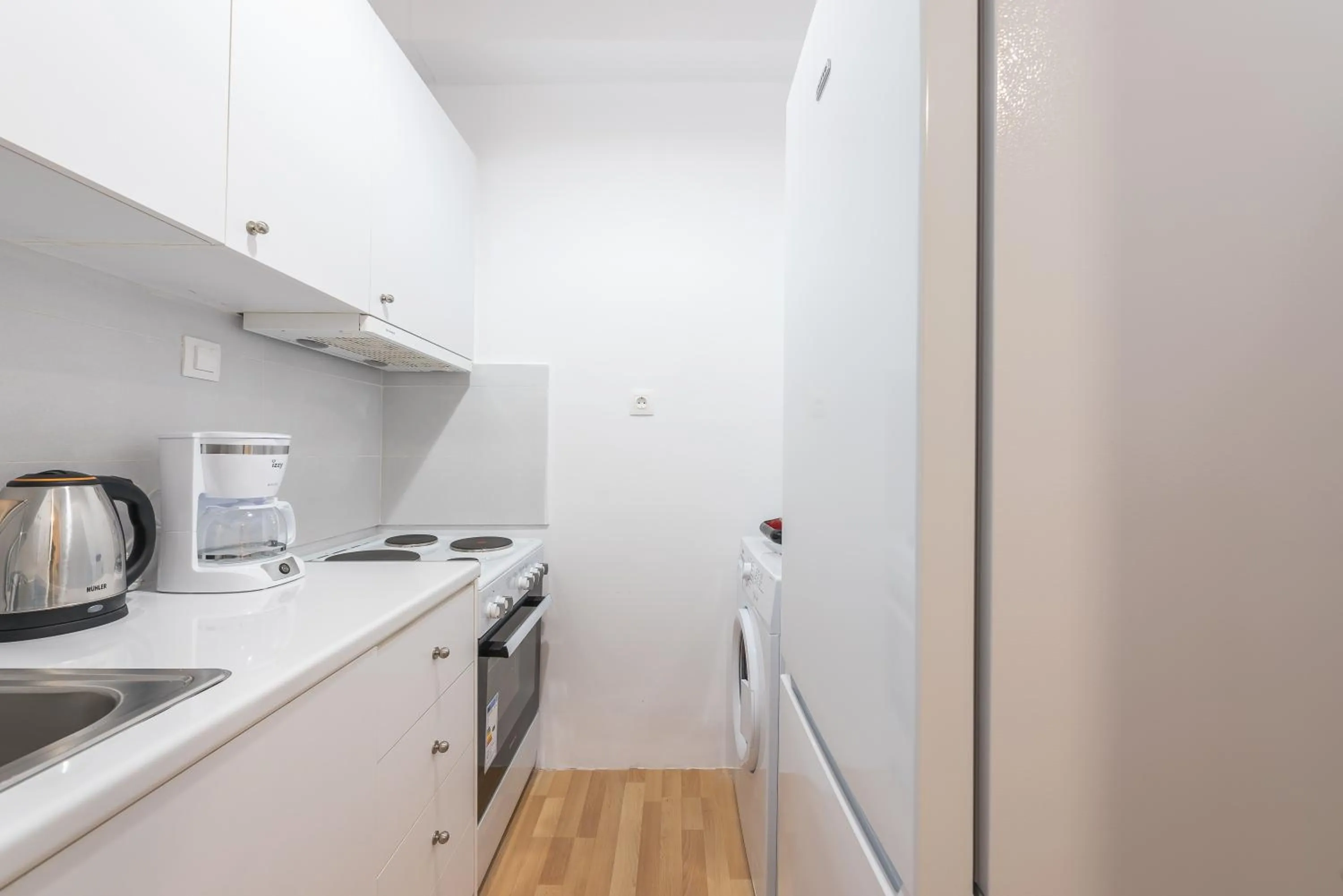 Kitchen or kitchenette in Apartment at Megaro Mousikis st semi basement 1bed 2 pers by MPS