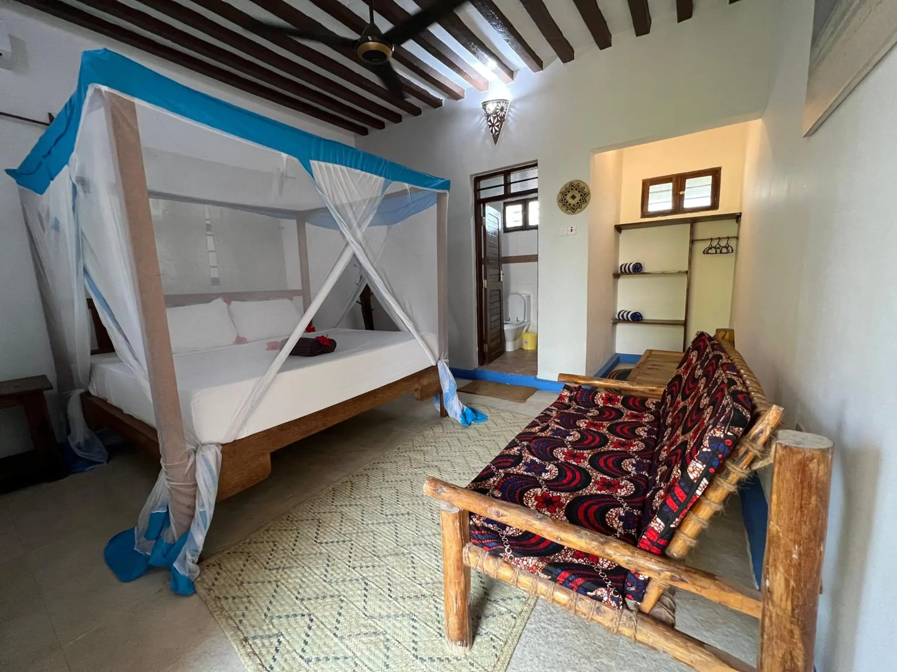 Double Room with Garden View in Chikachika Beach B&B Double Room with Garden View in Chikachika Beach B&B