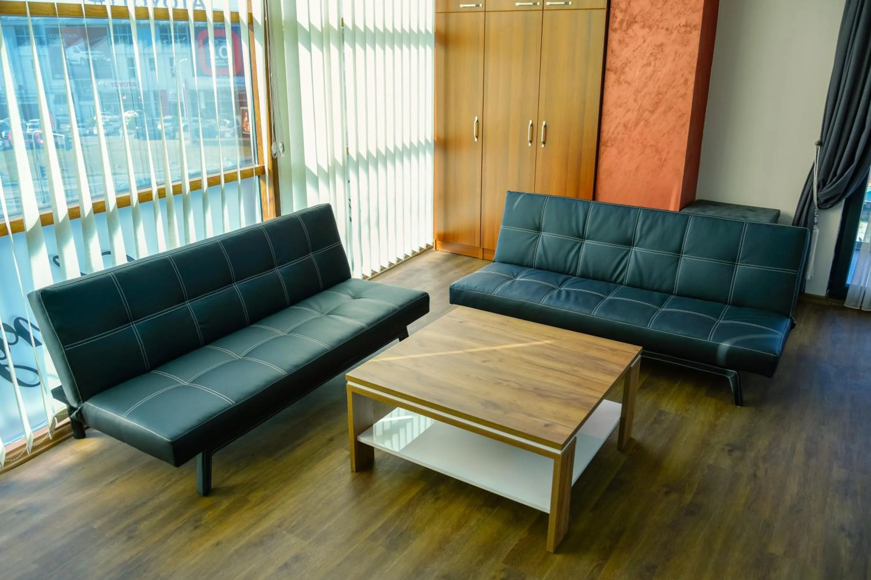 Seating area in Hotel Story