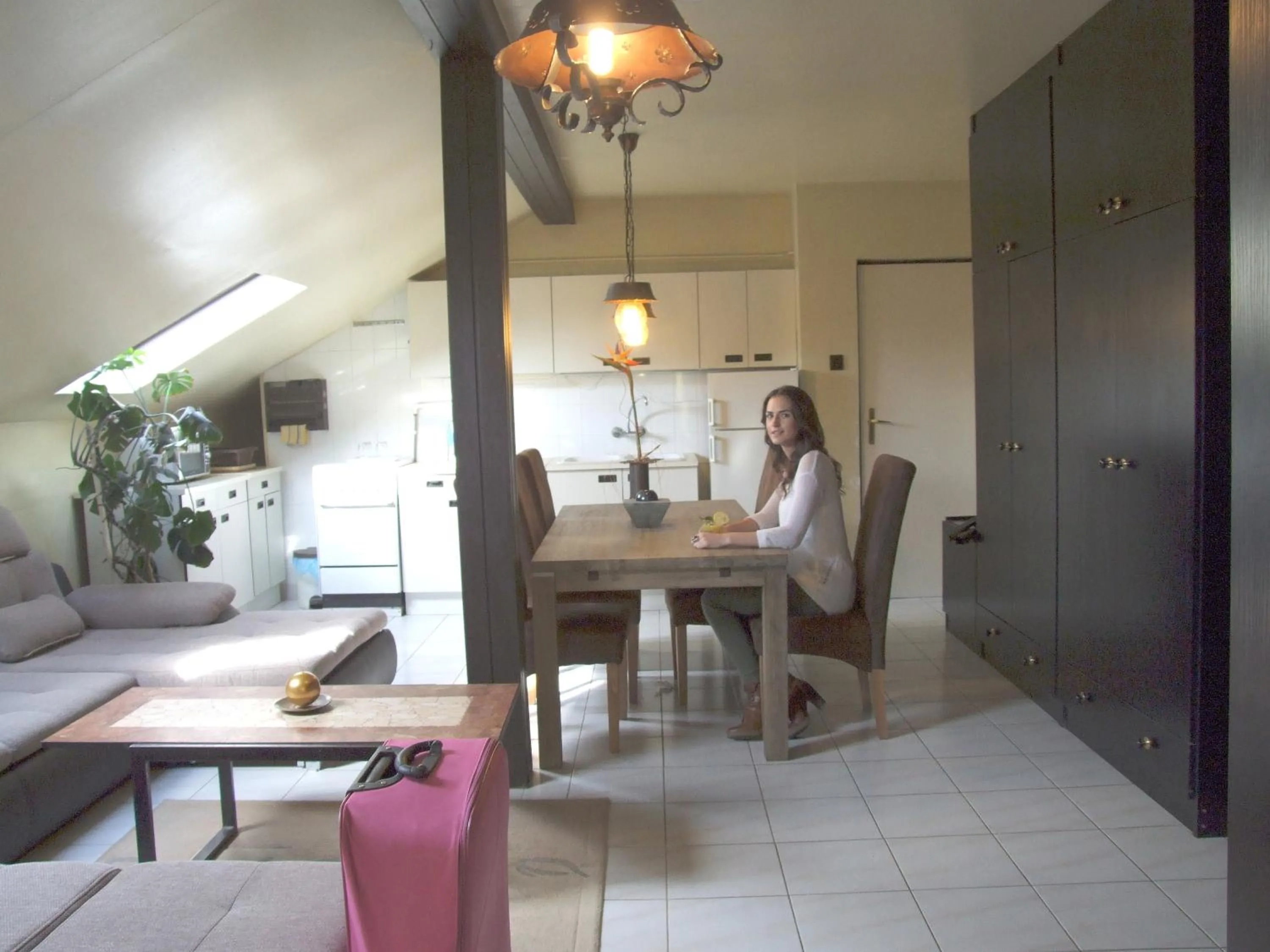 Communal lounge/ TV room in Thermal Panzió Sárvár