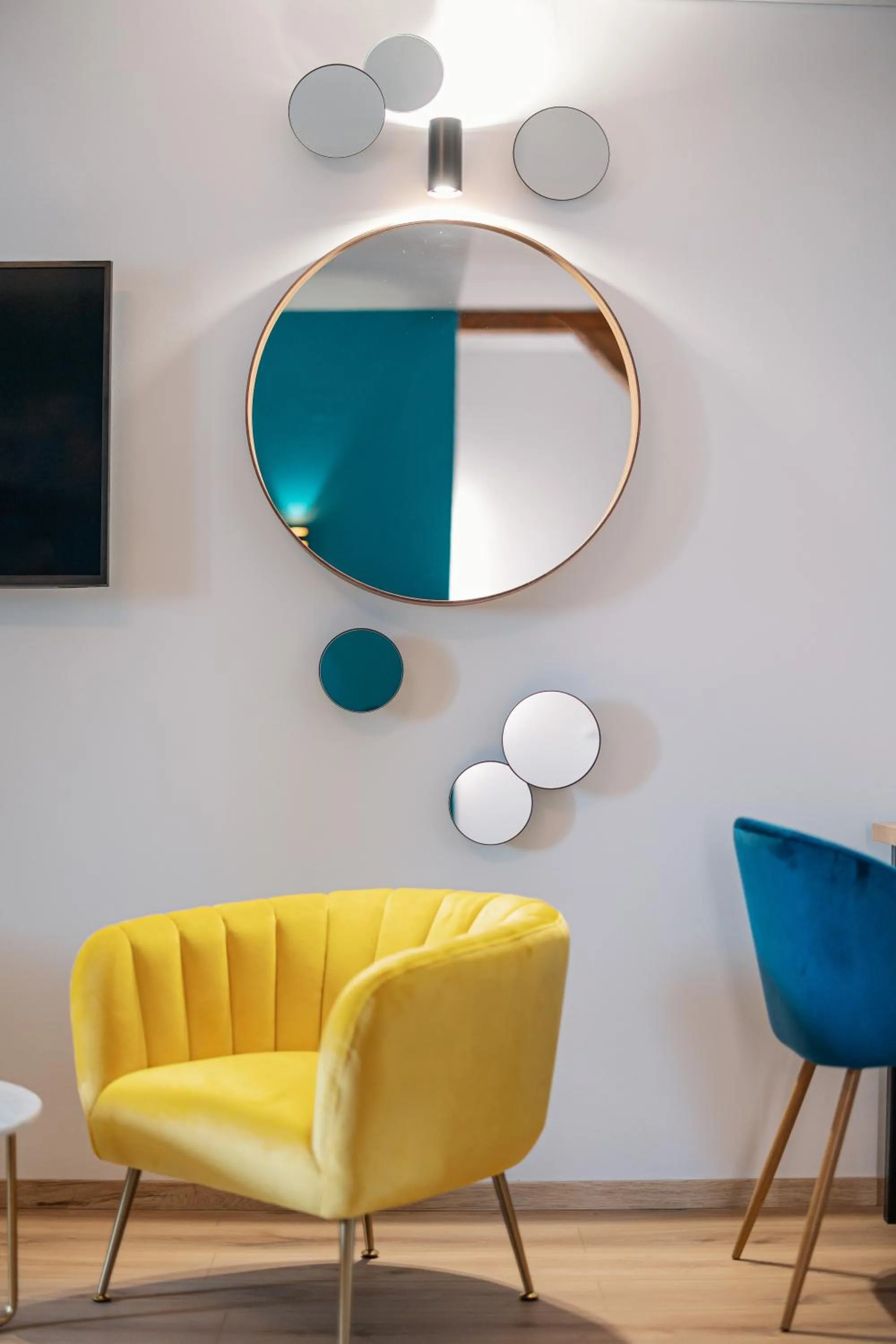 Seating area in Haller Boutique