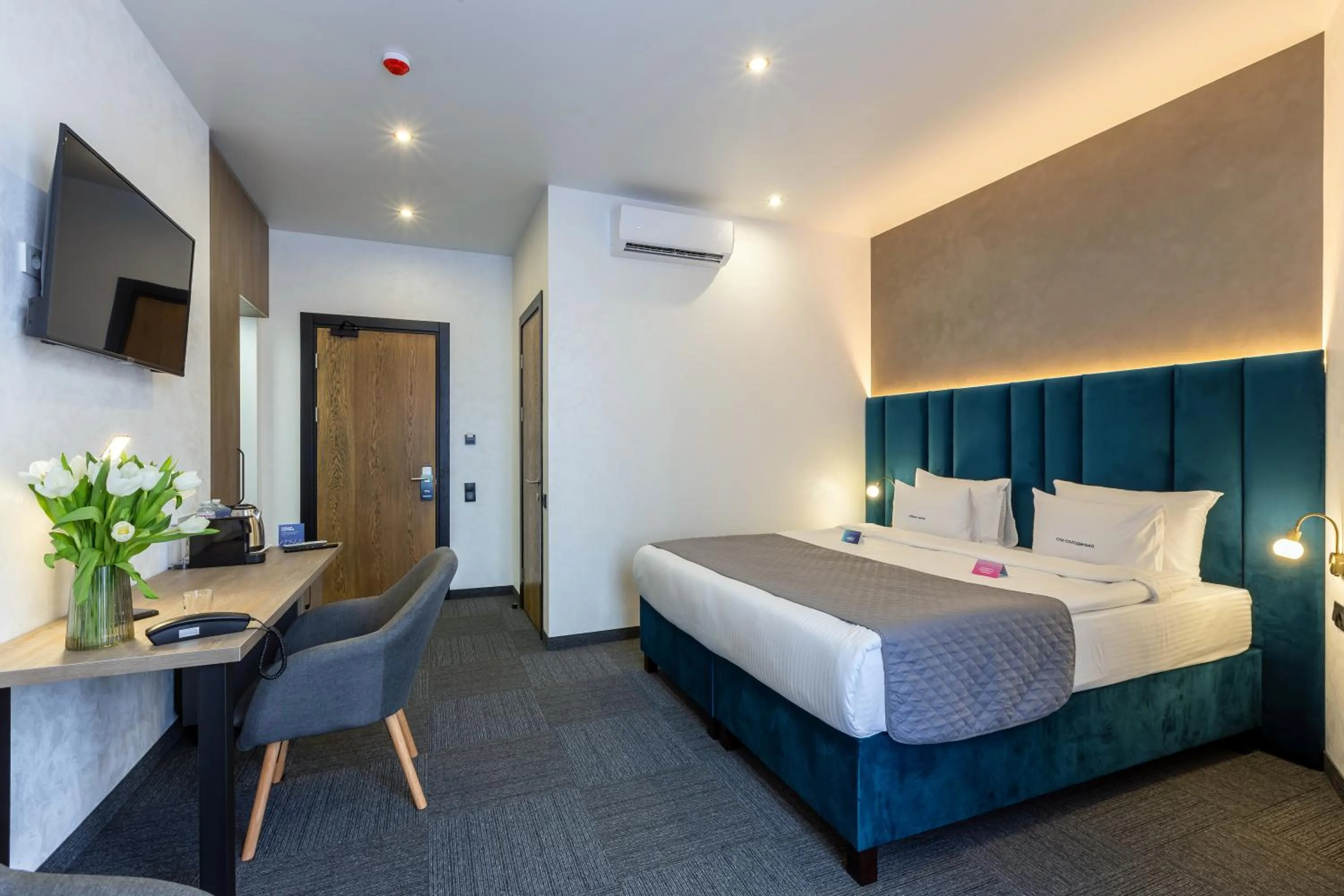 Bed in Ribas Rooms Bila Tserkva