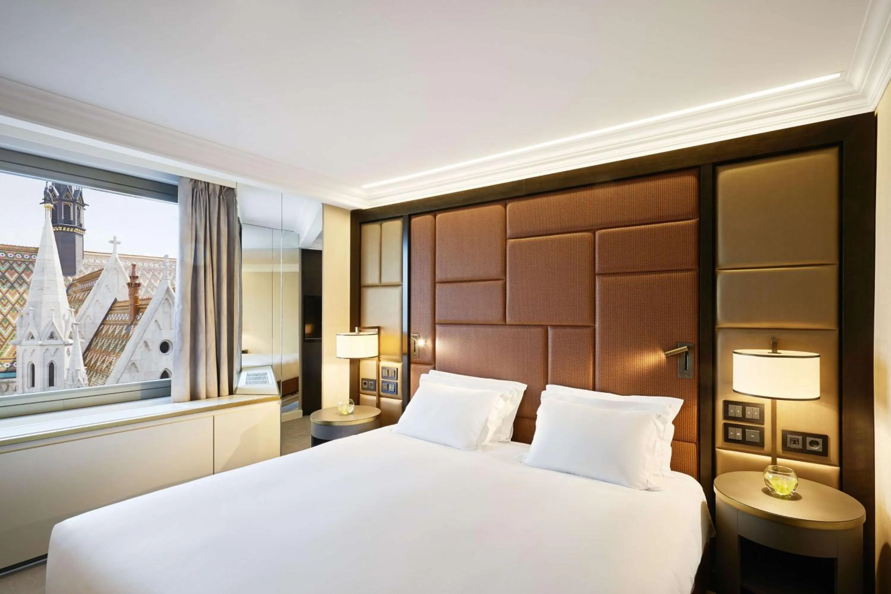 Bed in Hilton Budapest