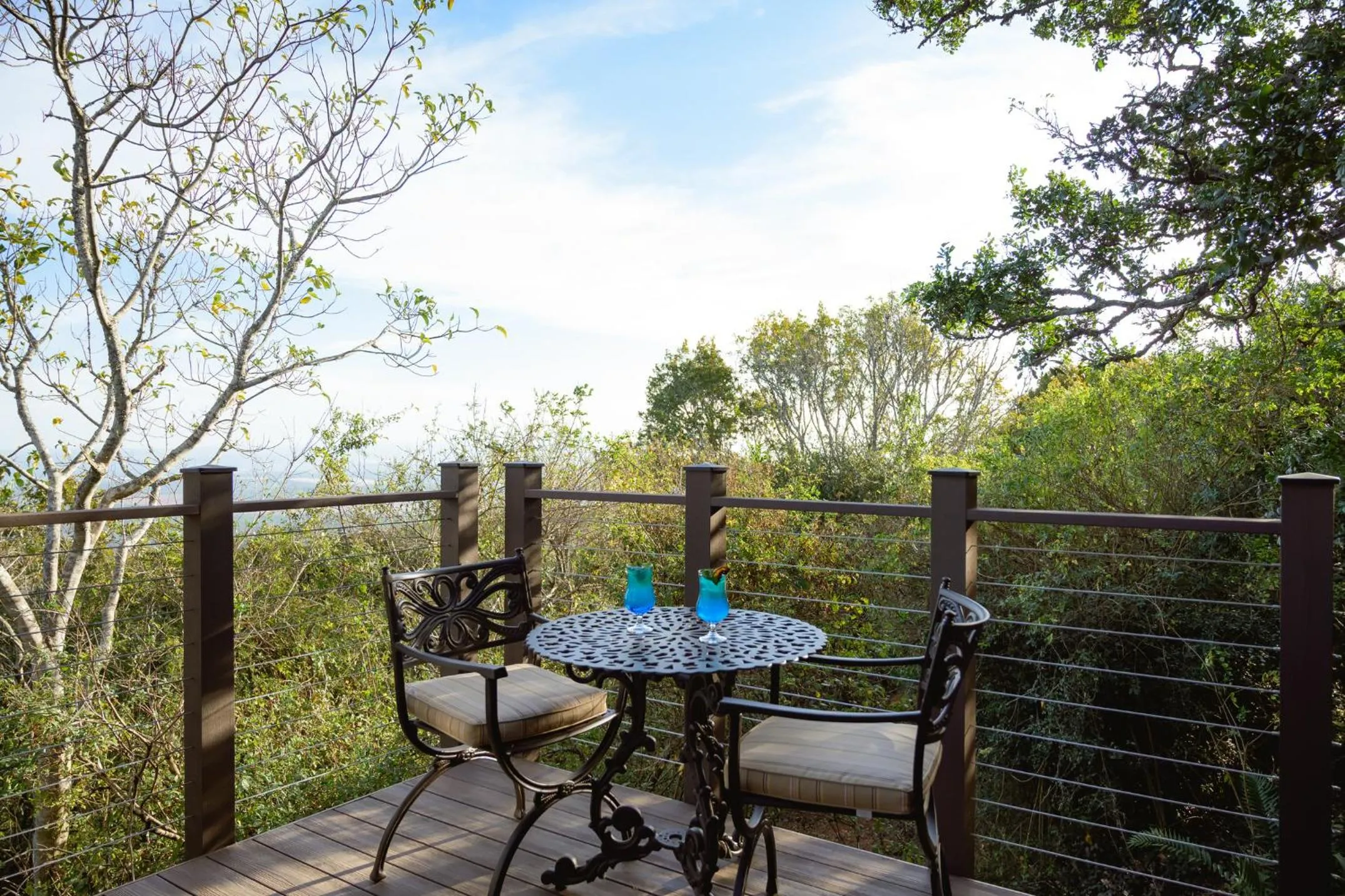 Patio in Camp Figtree by The Oyster Collection