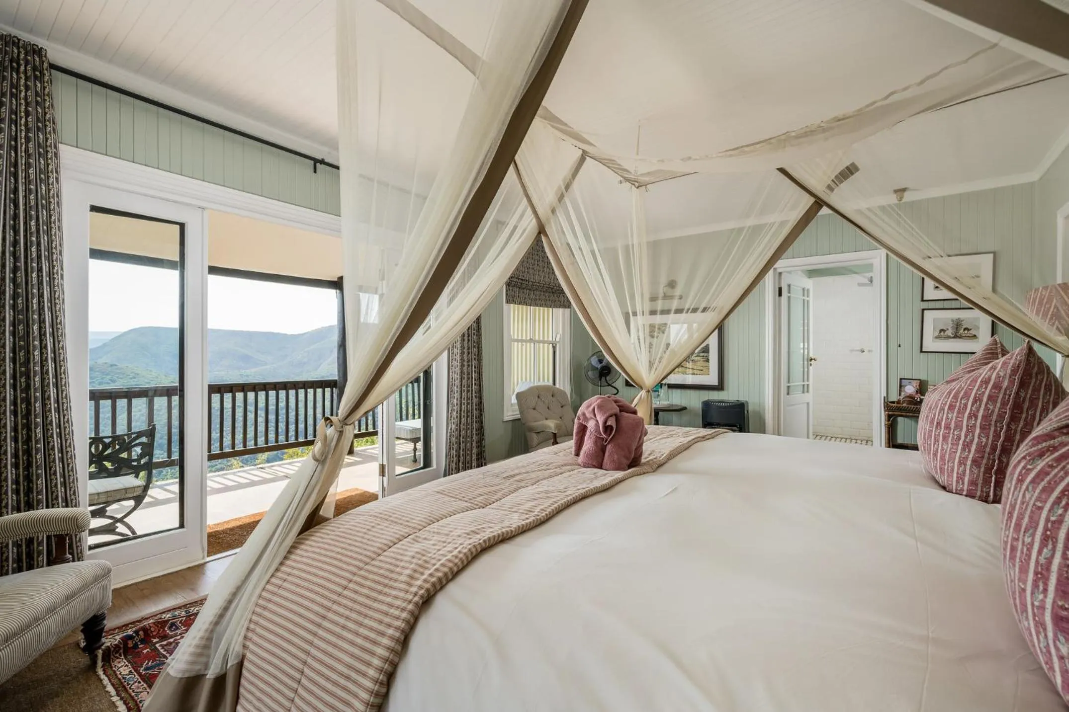 Bed in Camp Figtree by The Oyster Collection