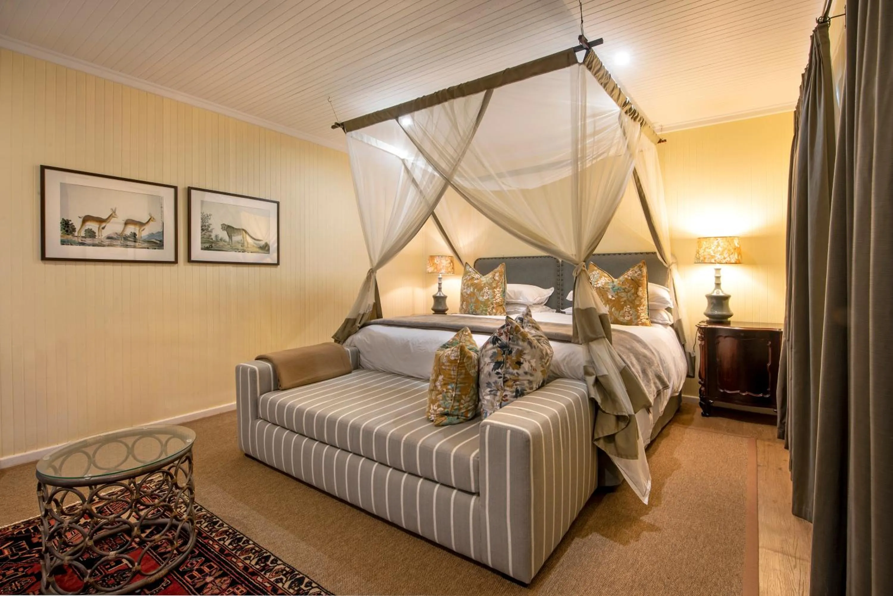 Bed in Camp Figtree by The Oyster Collection