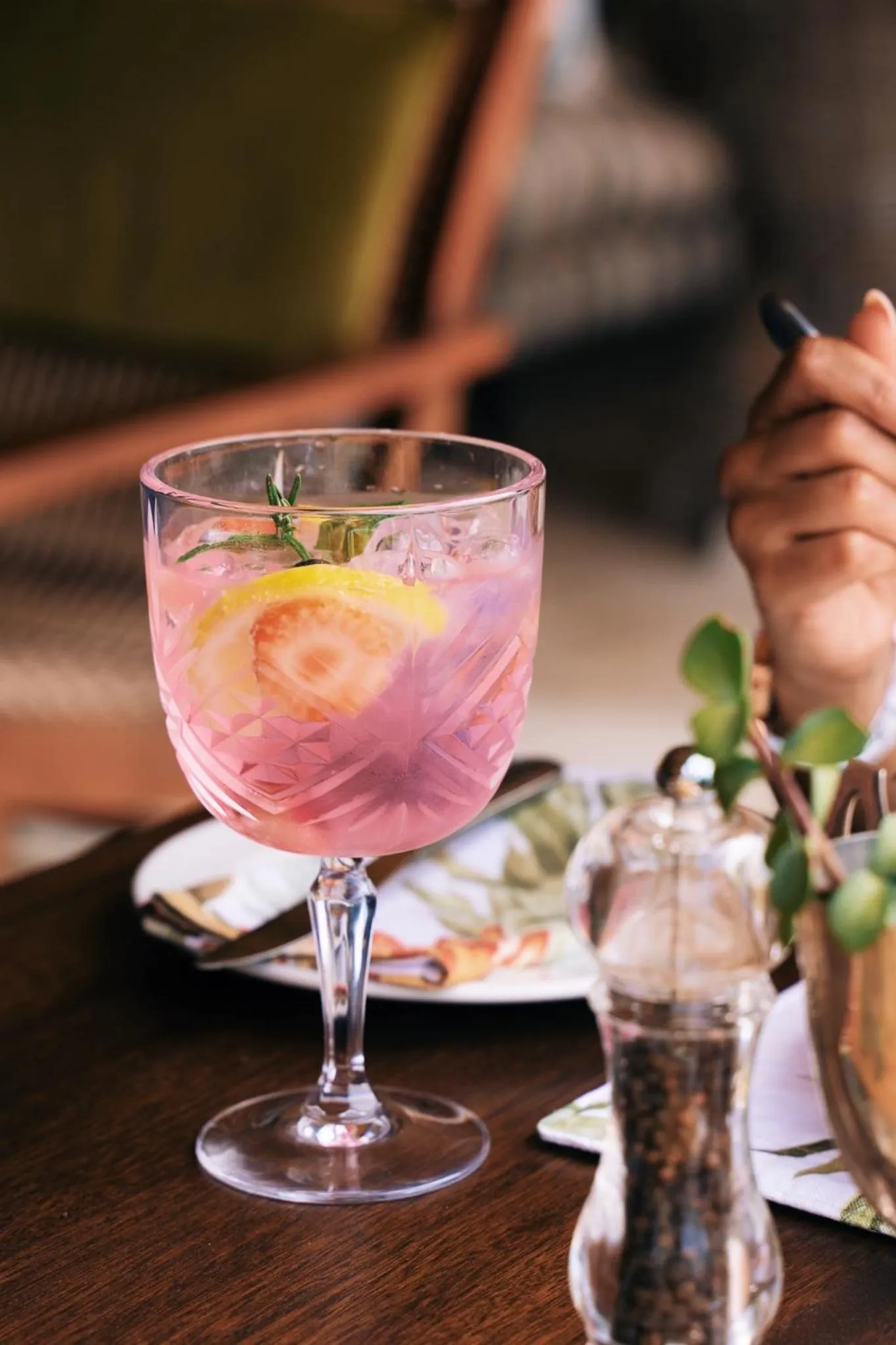 Drinks in Camp Figtree by The Oyster Collection