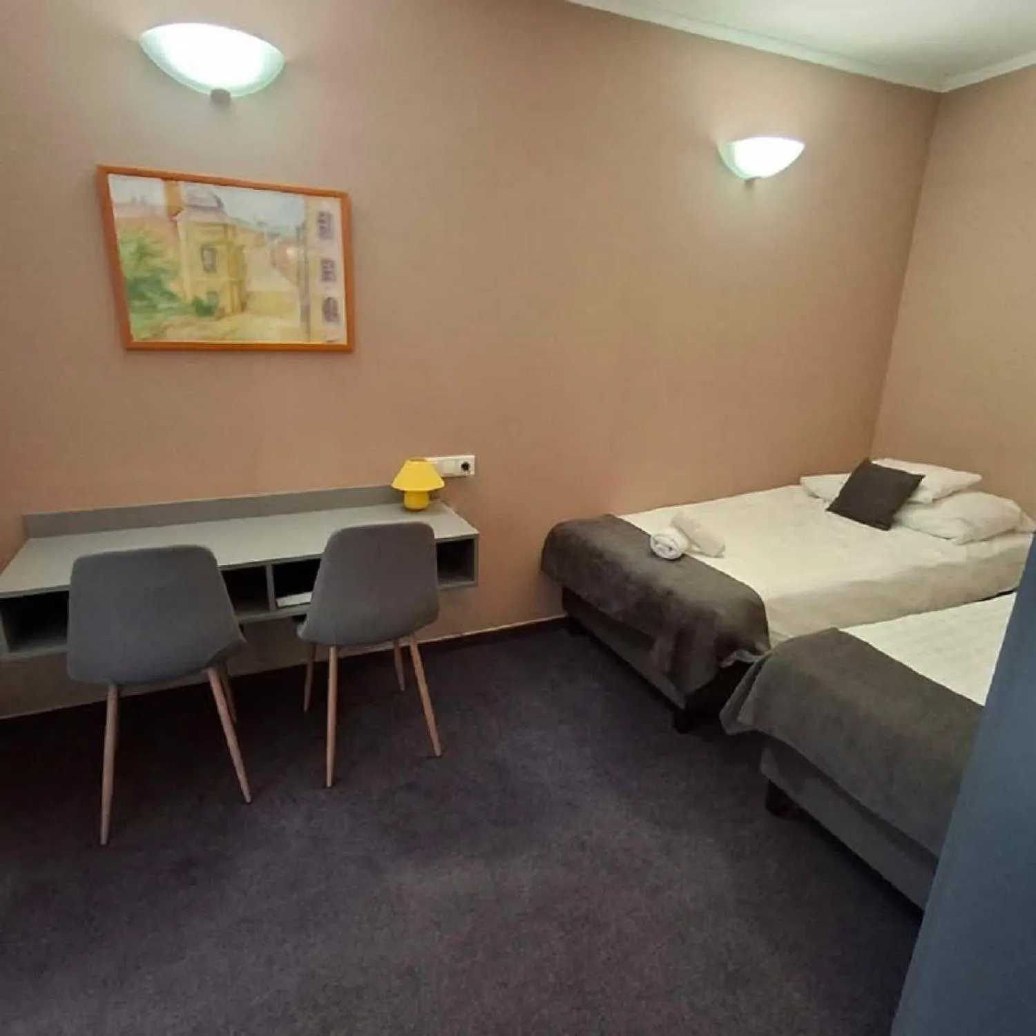 Bed in Hotel Unicornis