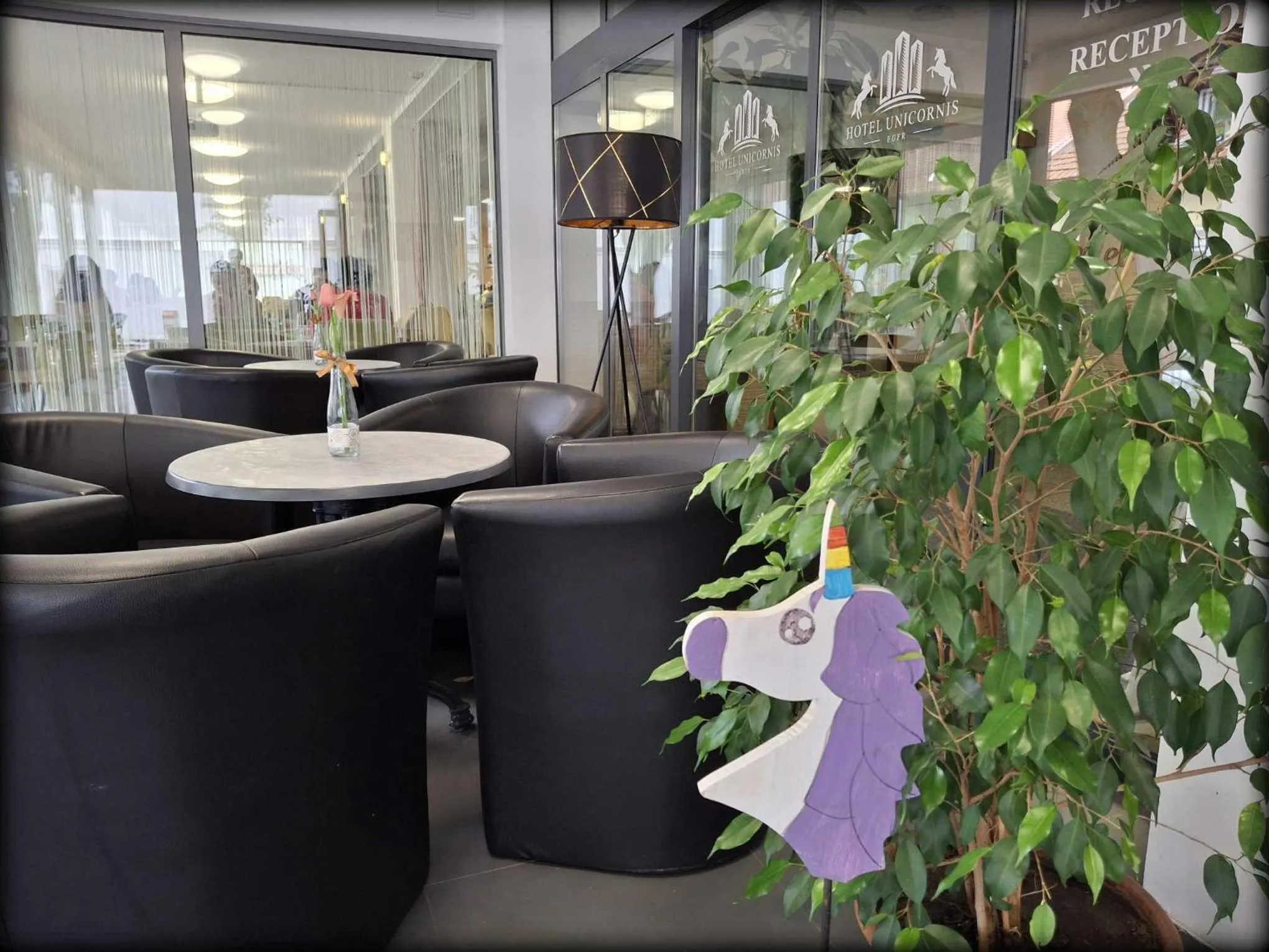 Facade/entrance in Hotel Unicornis