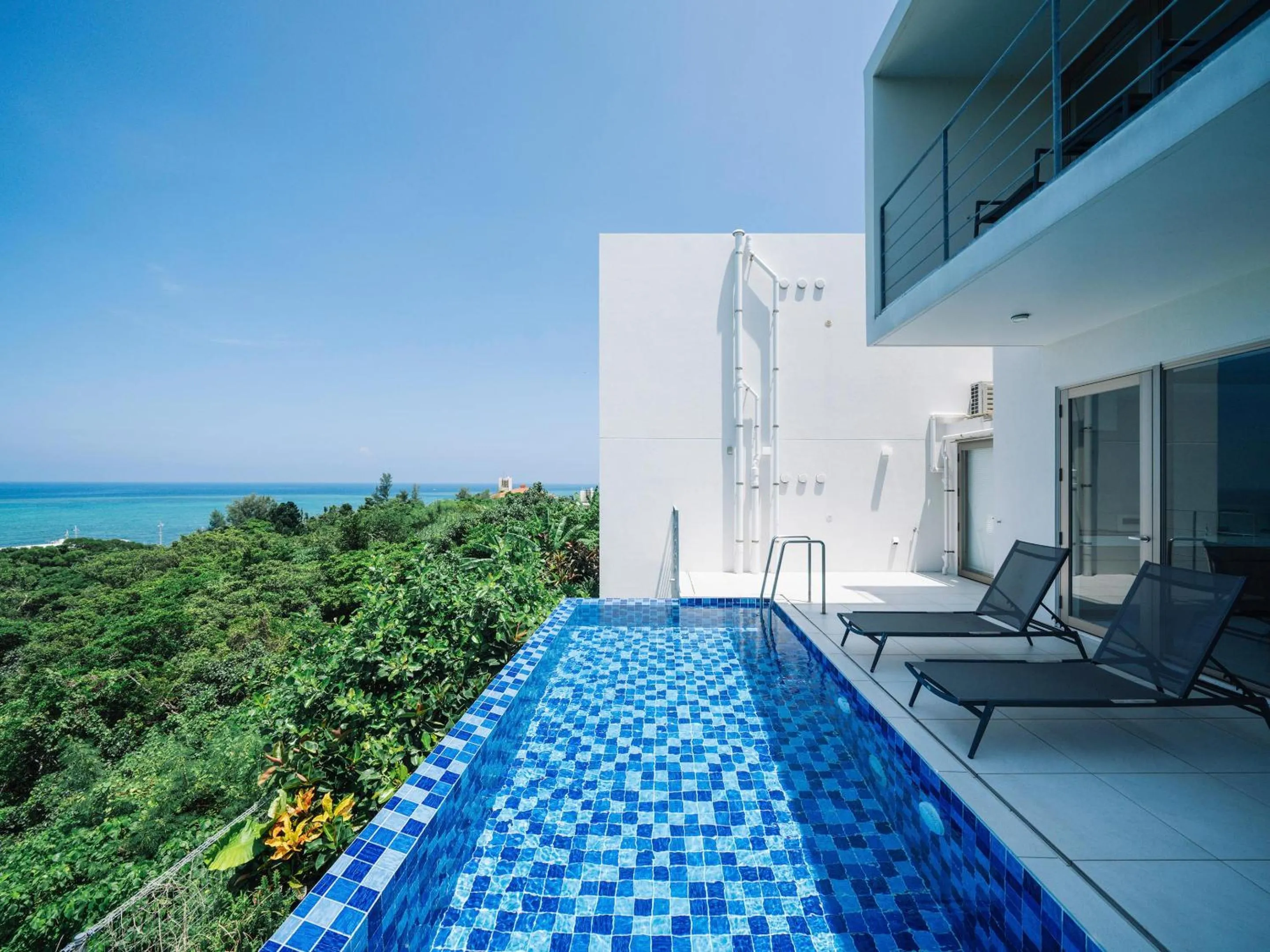 Pool view in Blue Rela Luxe Resort Okinawa