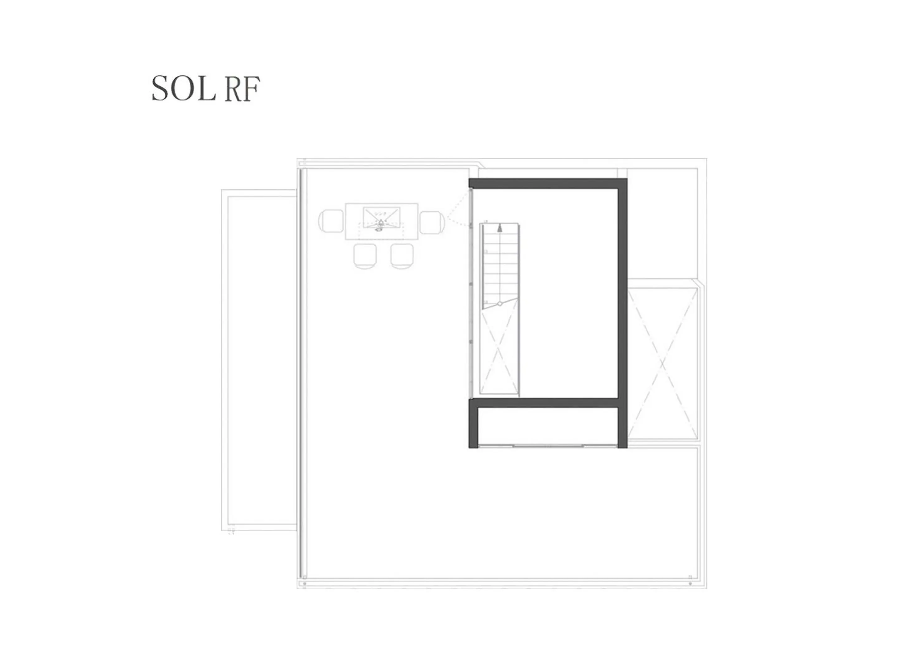 Floor plan in Blue Rela Luxe Resort Okinawa