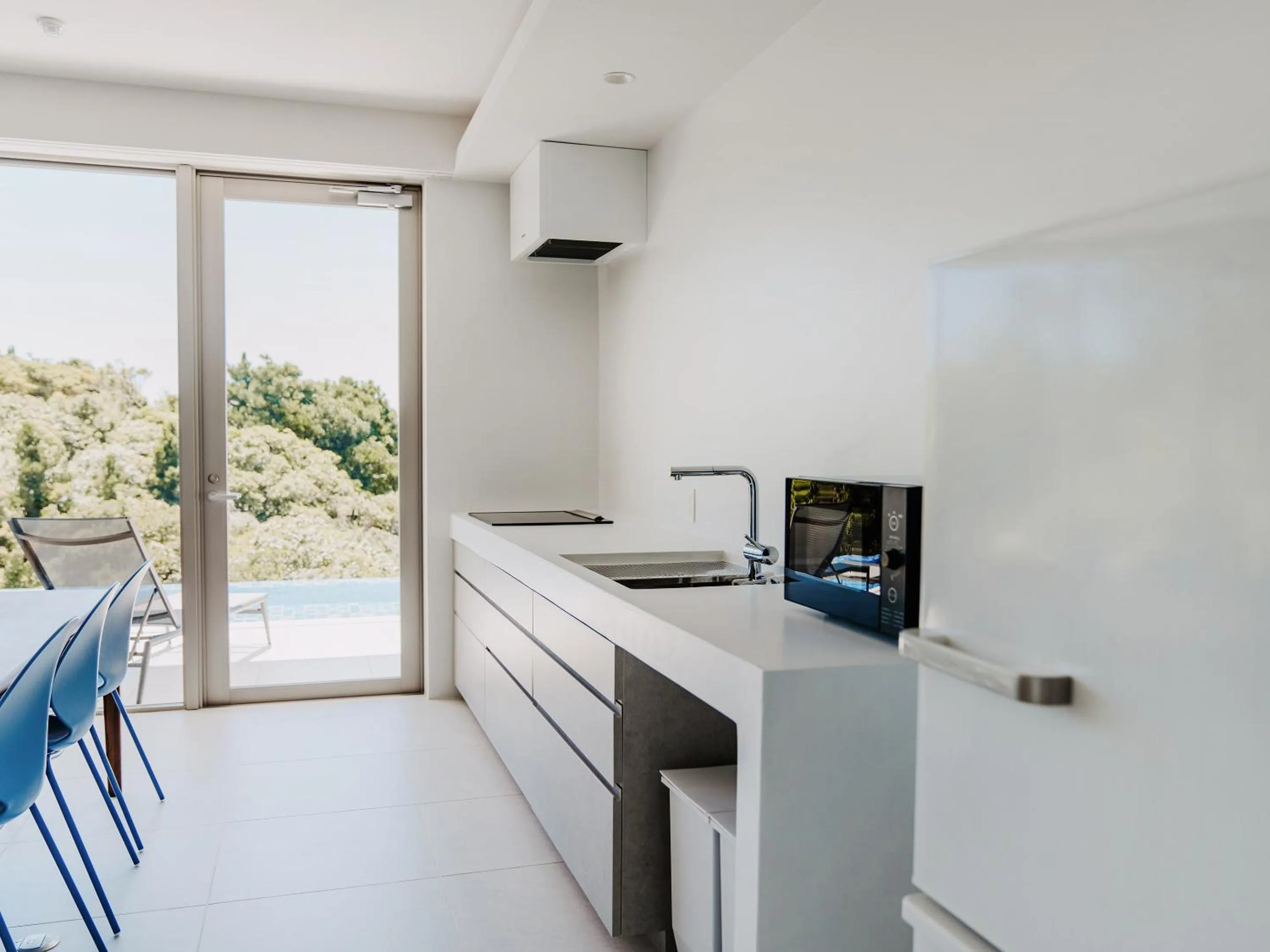 kitchen in Blue Rela Luxe Resort Okinawa