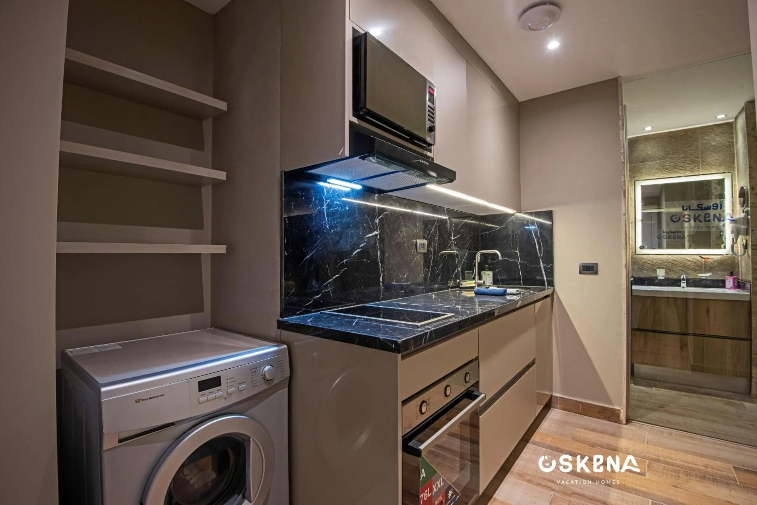 Kitchen or kitchenette in OSKENA Azzurra Sahl Hasheesh Hurghada