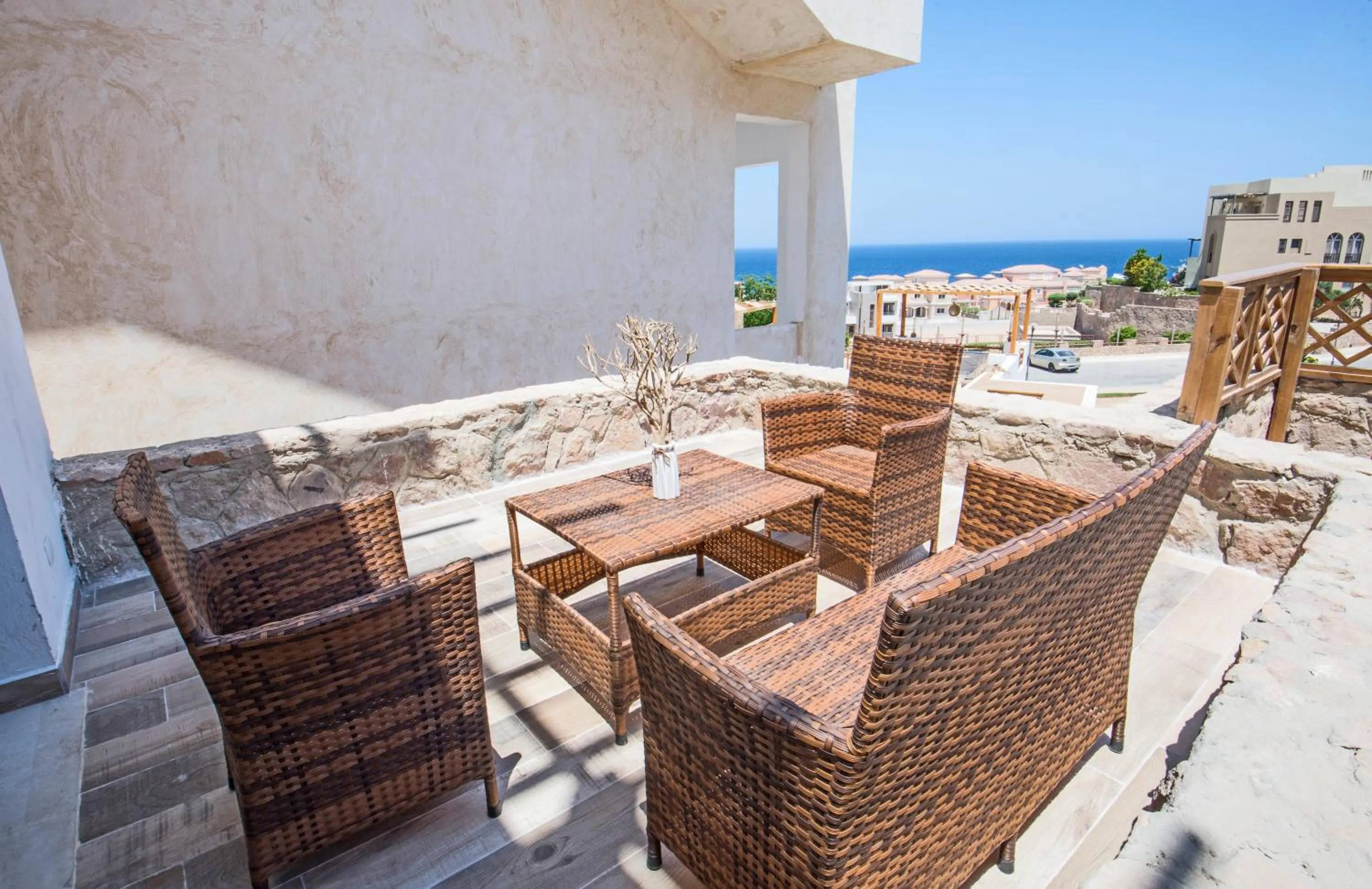 Balcony/Terrace in OSKENA Azzurra Sahl Hasheesh Hurghada