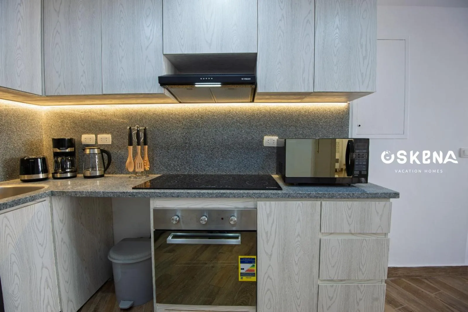 Kitchen or kitchenette in OSKENA Azzurra Sahl Hasheesh Hurghada