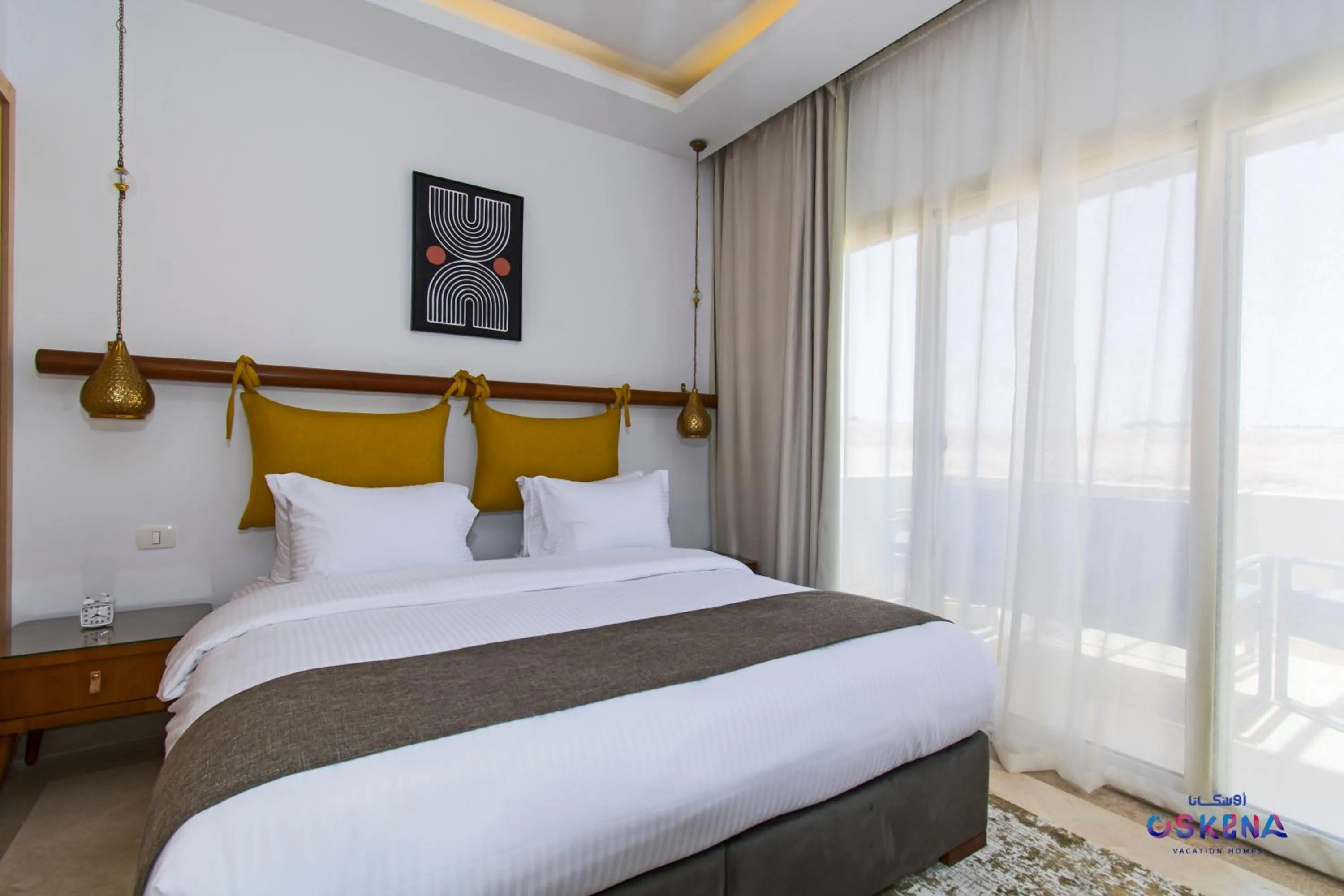 Bed in OSKENA Azzurra Sahl Hasheesh Hurghada