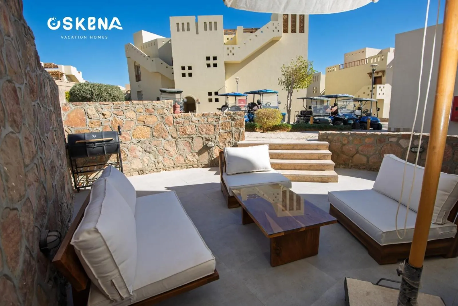 Balcony/Terrace in OSKENA Azzurra Sahl Hasheesh Hurghada