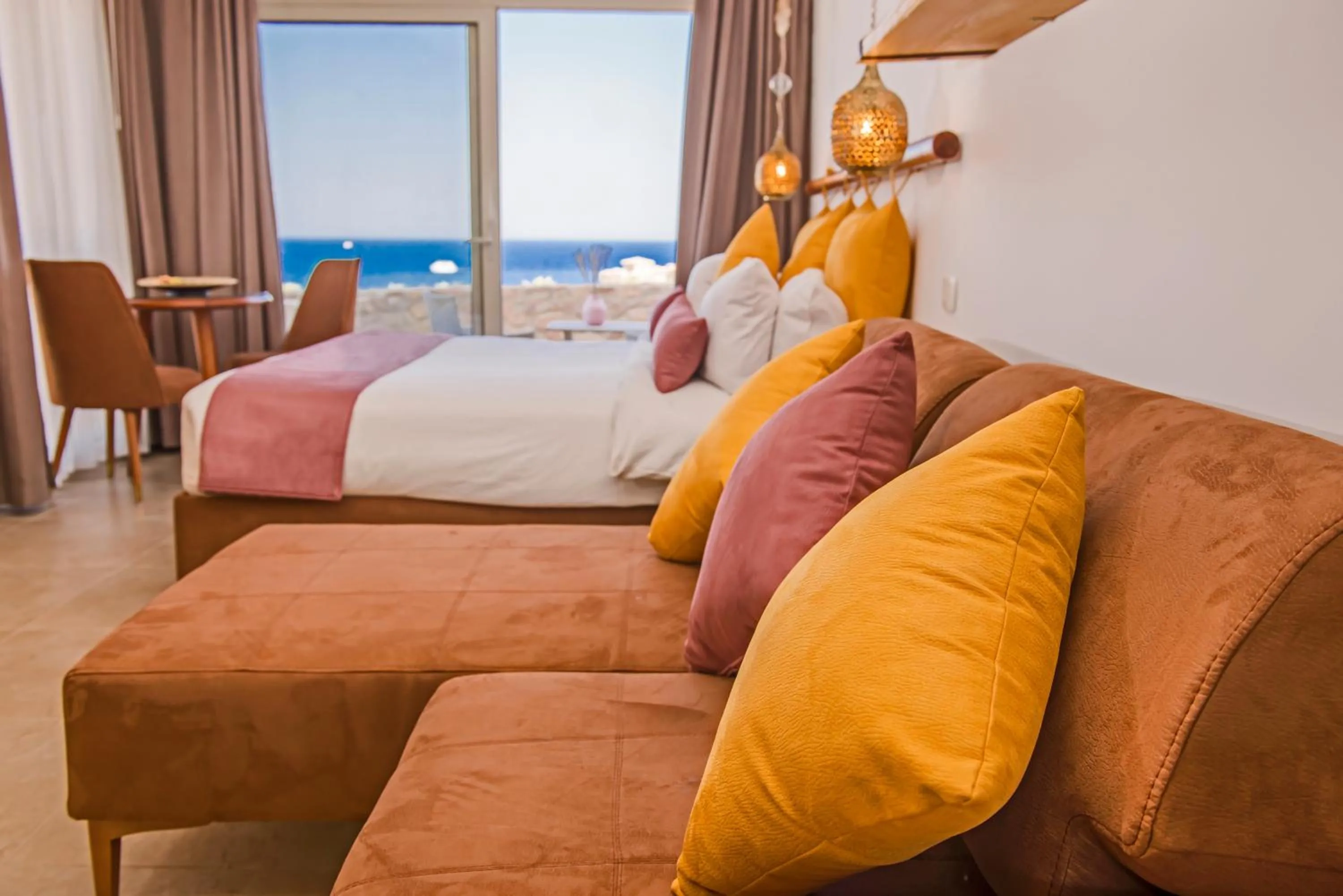 Sea view, Bed in OSKENA Azzurra Sahl Hasheesh Hurghada