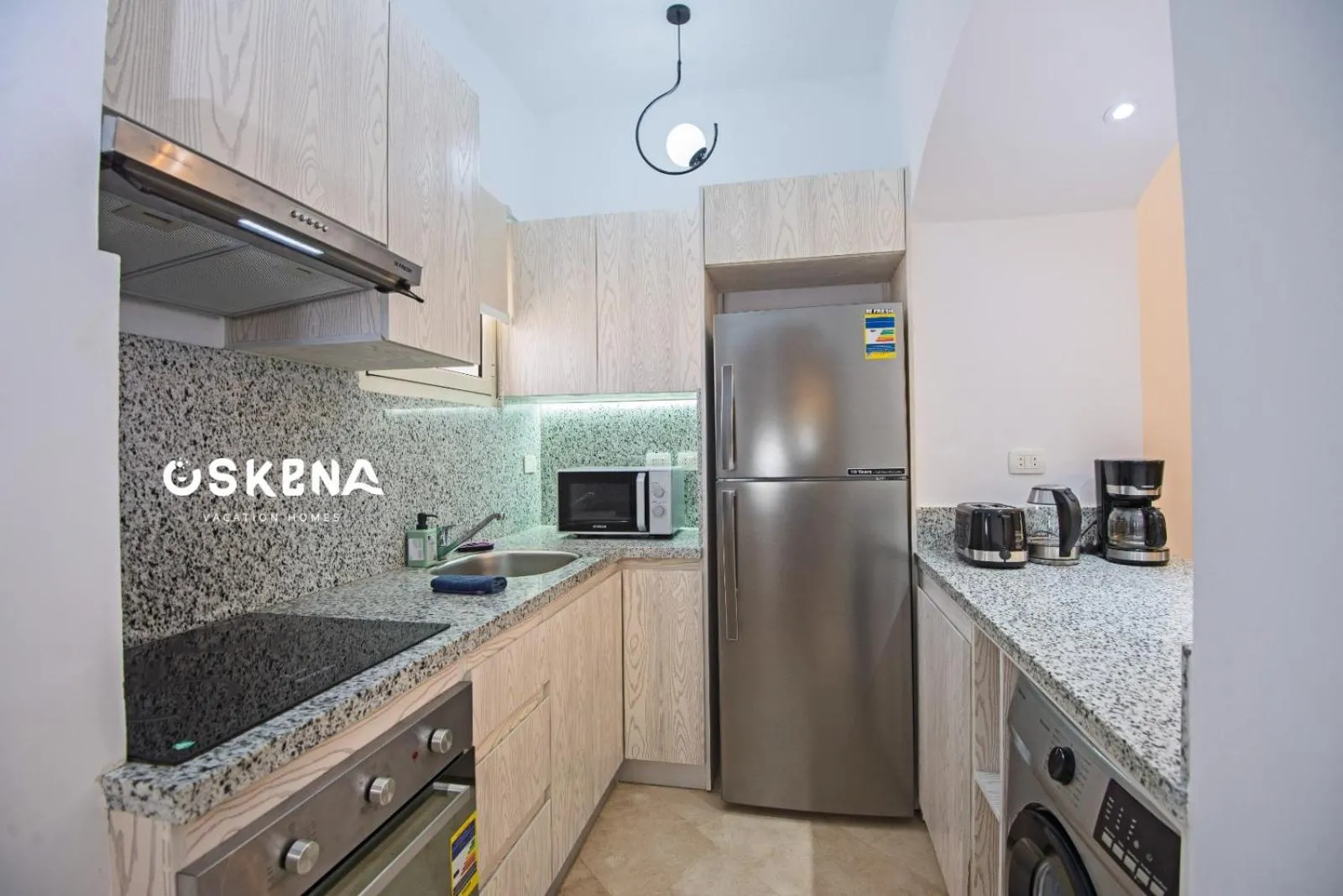 Kitchen or kitchenette in OSKENA Azzurra Sahl Hasheesh Hurghada