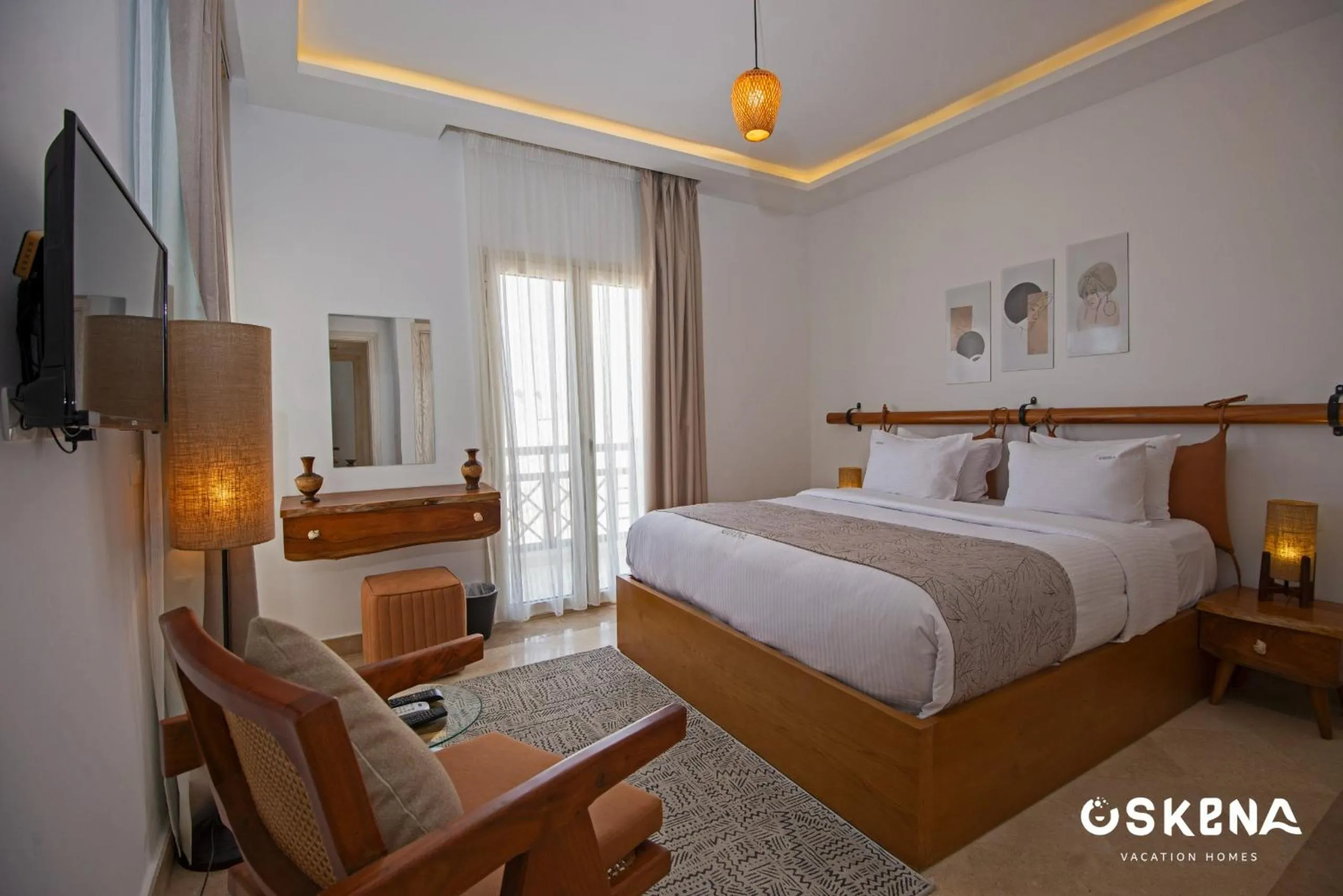 Photo of the whole room, Bed in OSKENA Azzurra Sahl Hasheesh Hurghada